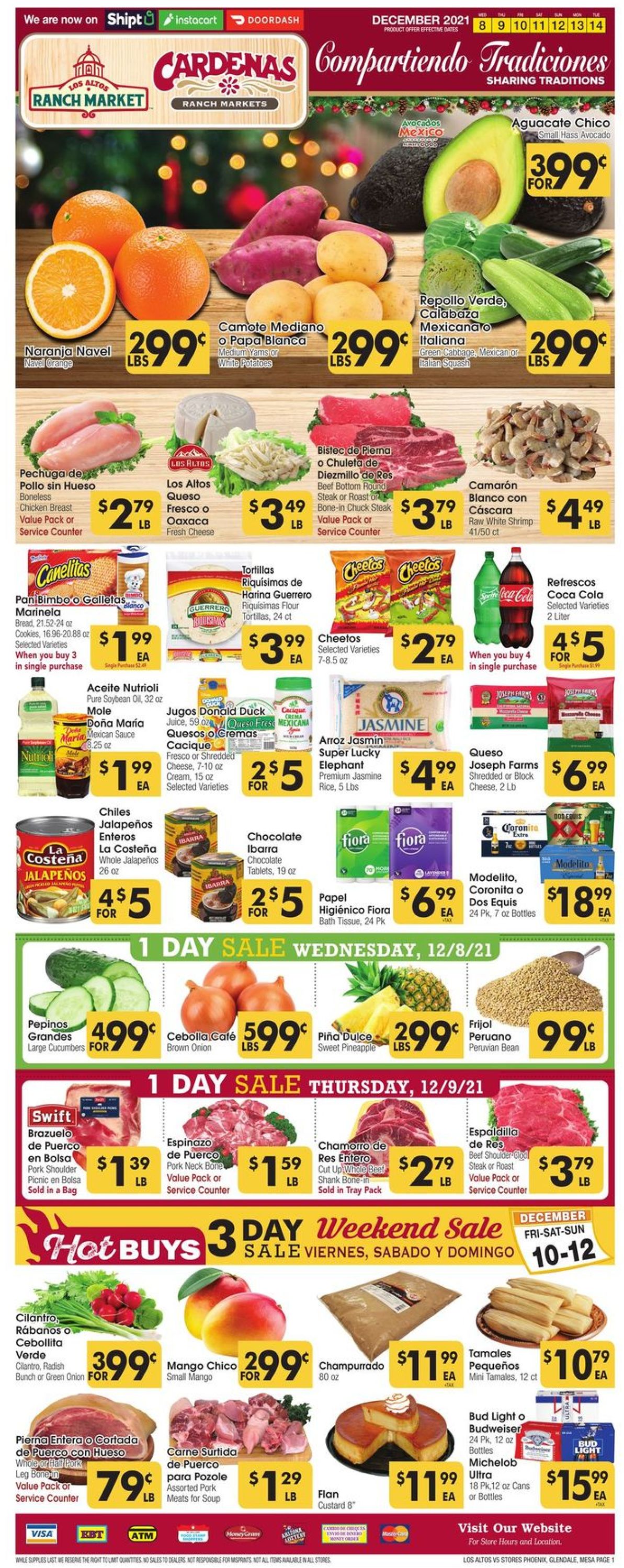 Los Altos Ranch Market Weekly Ad Circular - valid 12/08-12/14/2021