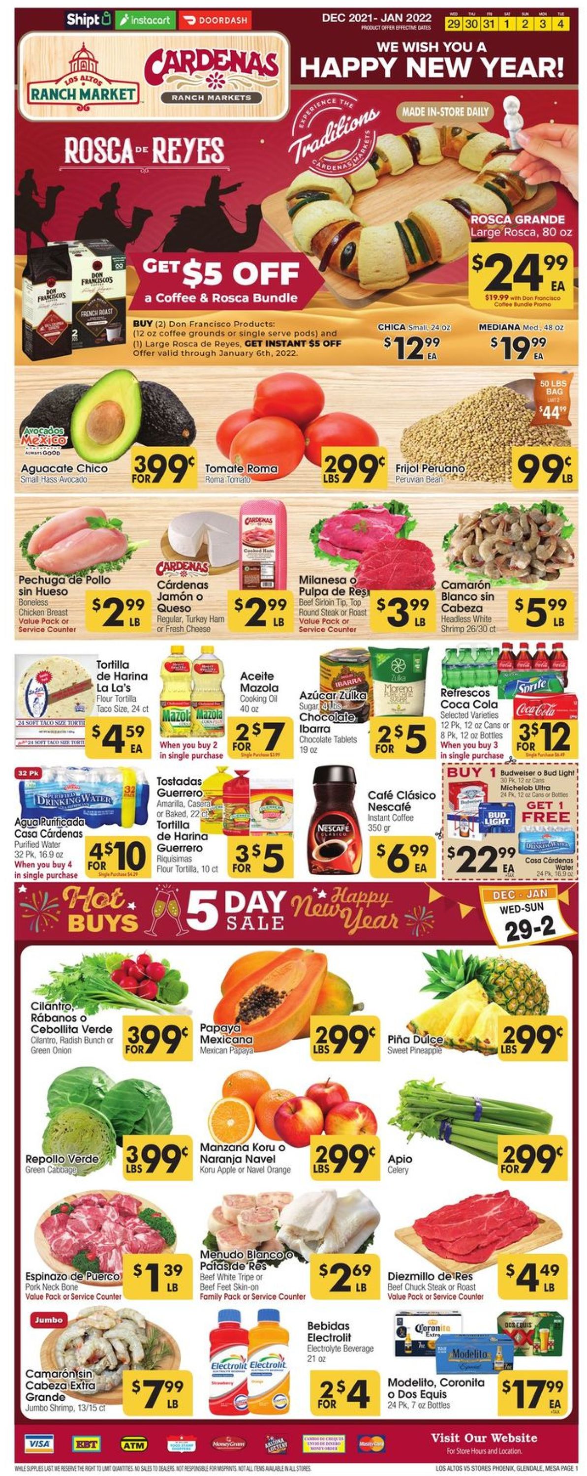 Los Altos Ranch Market Weekly Ad Circular - valid 12/29-01/04/2022
