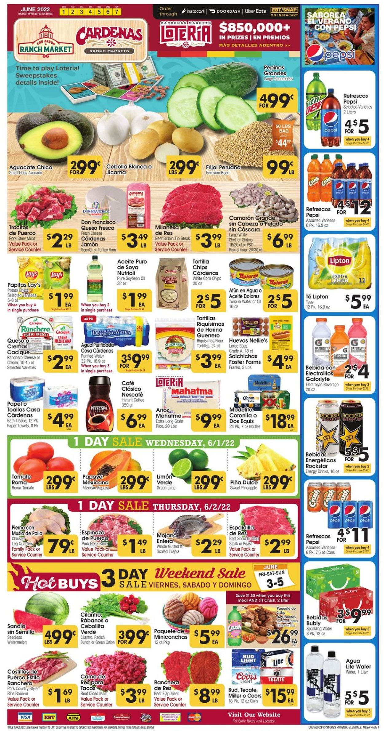 Los Altos Ranch Market Weekly Ad Circular - valid 06/01-06/07/2022