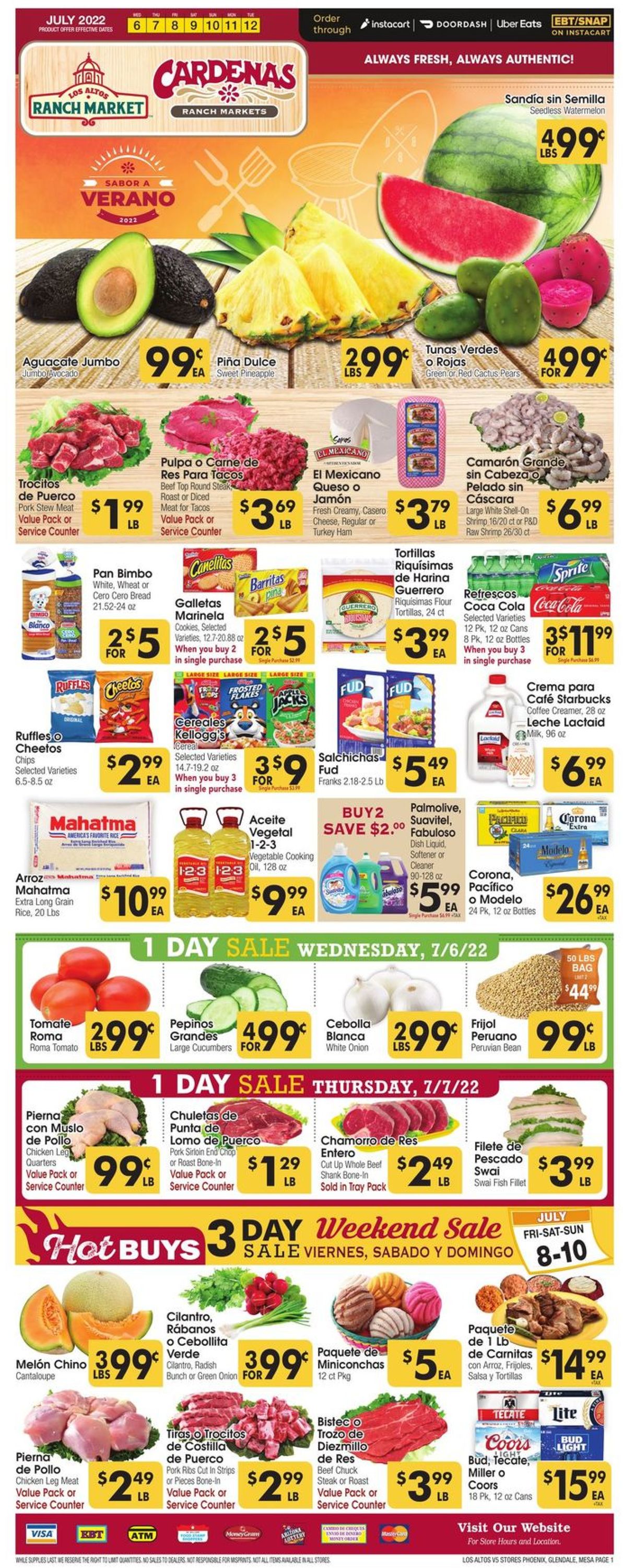 Los Altos Ranch Market Weekly Ad Circular - valid 07/06-07/12/2022