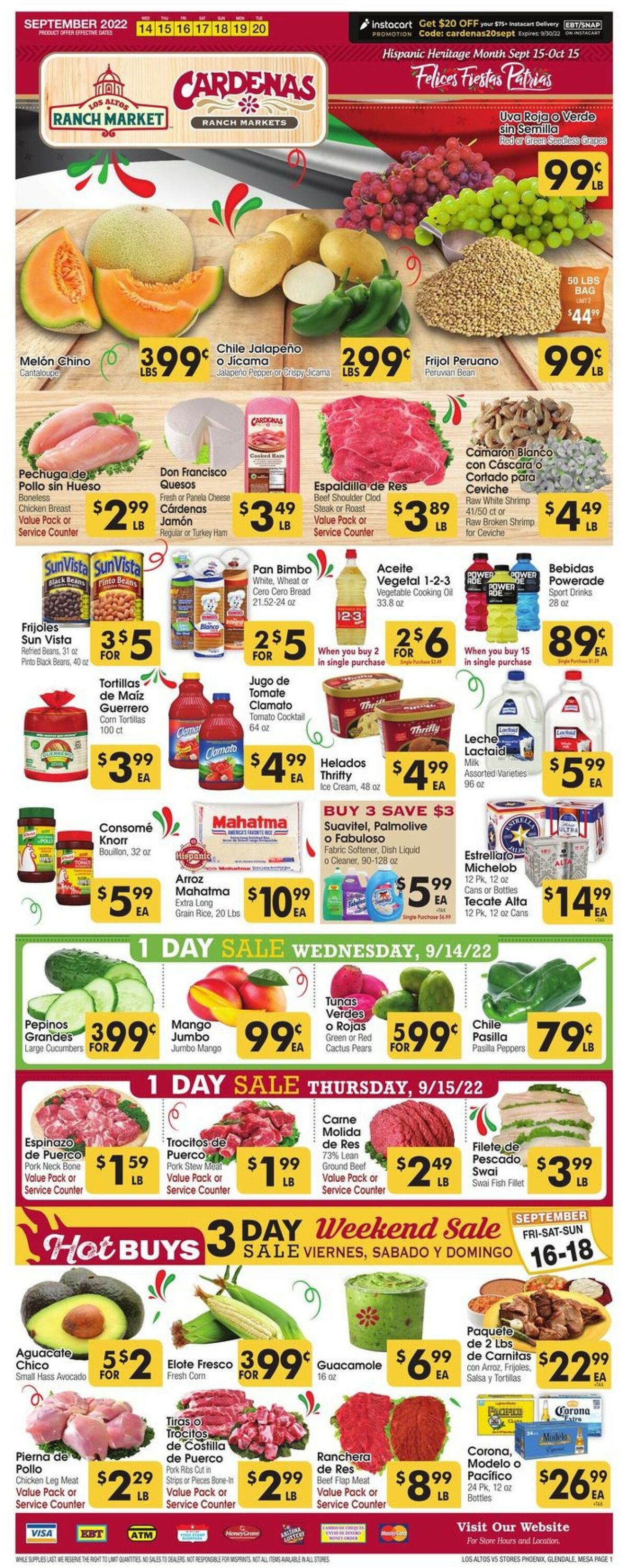 Los Altos Ranch Market Weekly Ad Circular - valid 09/14-09/20/2022