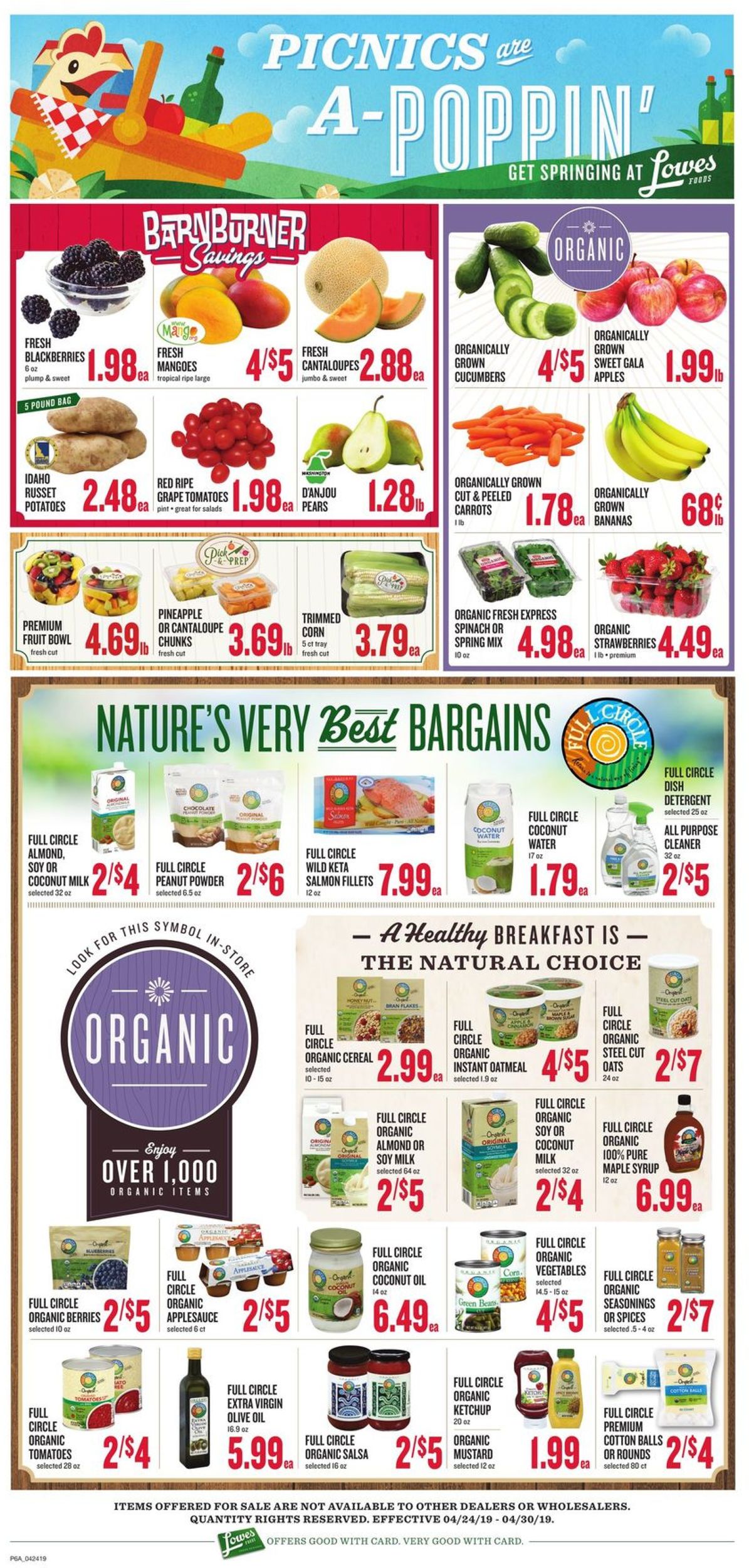 Lowes Foods Weekly Ad Circular - valid 04/24-04/30/2019 (Page 10)