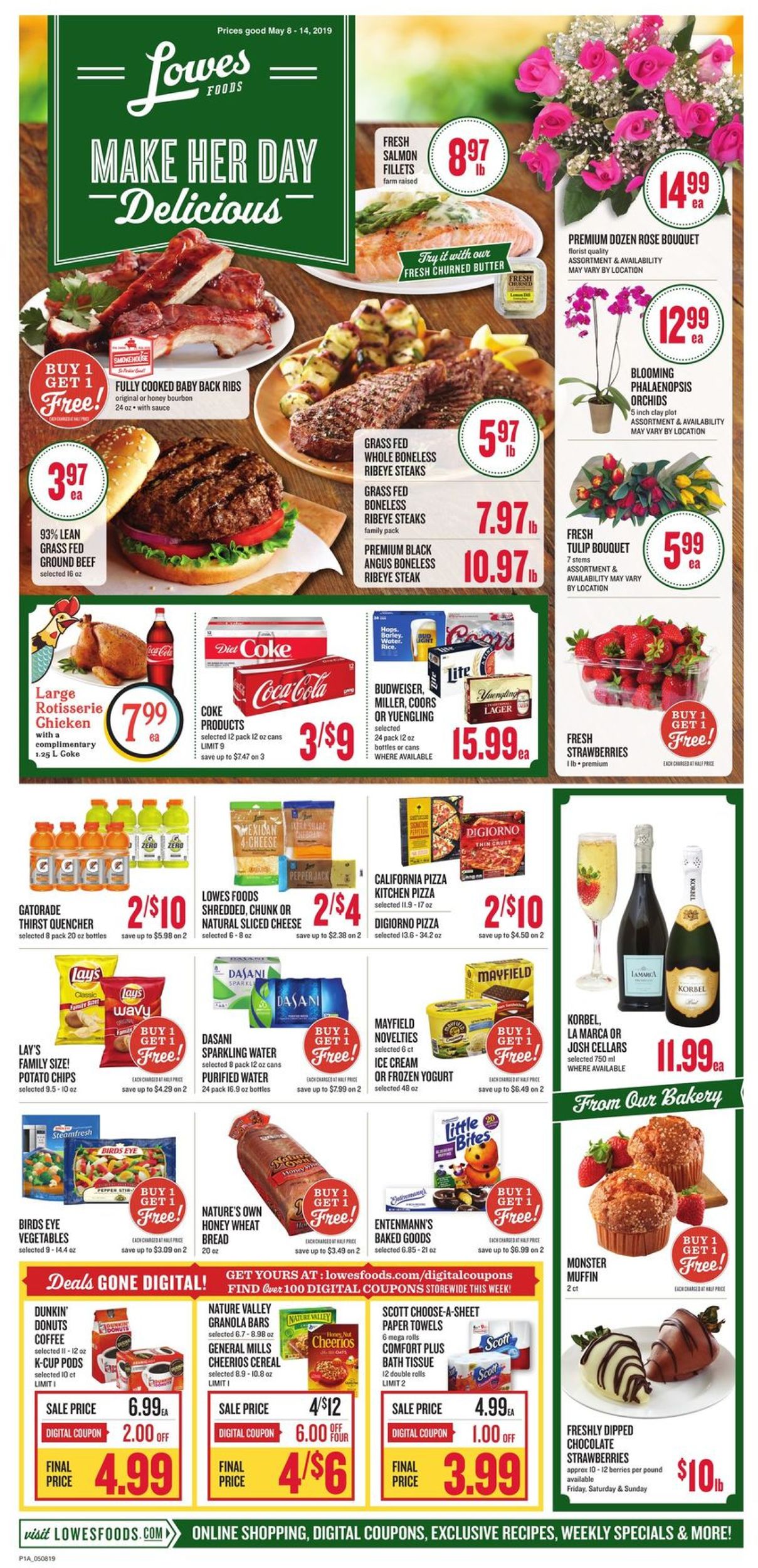 Lowes Foods Weekly Ad Circular - valid 05/08-05/14/2019