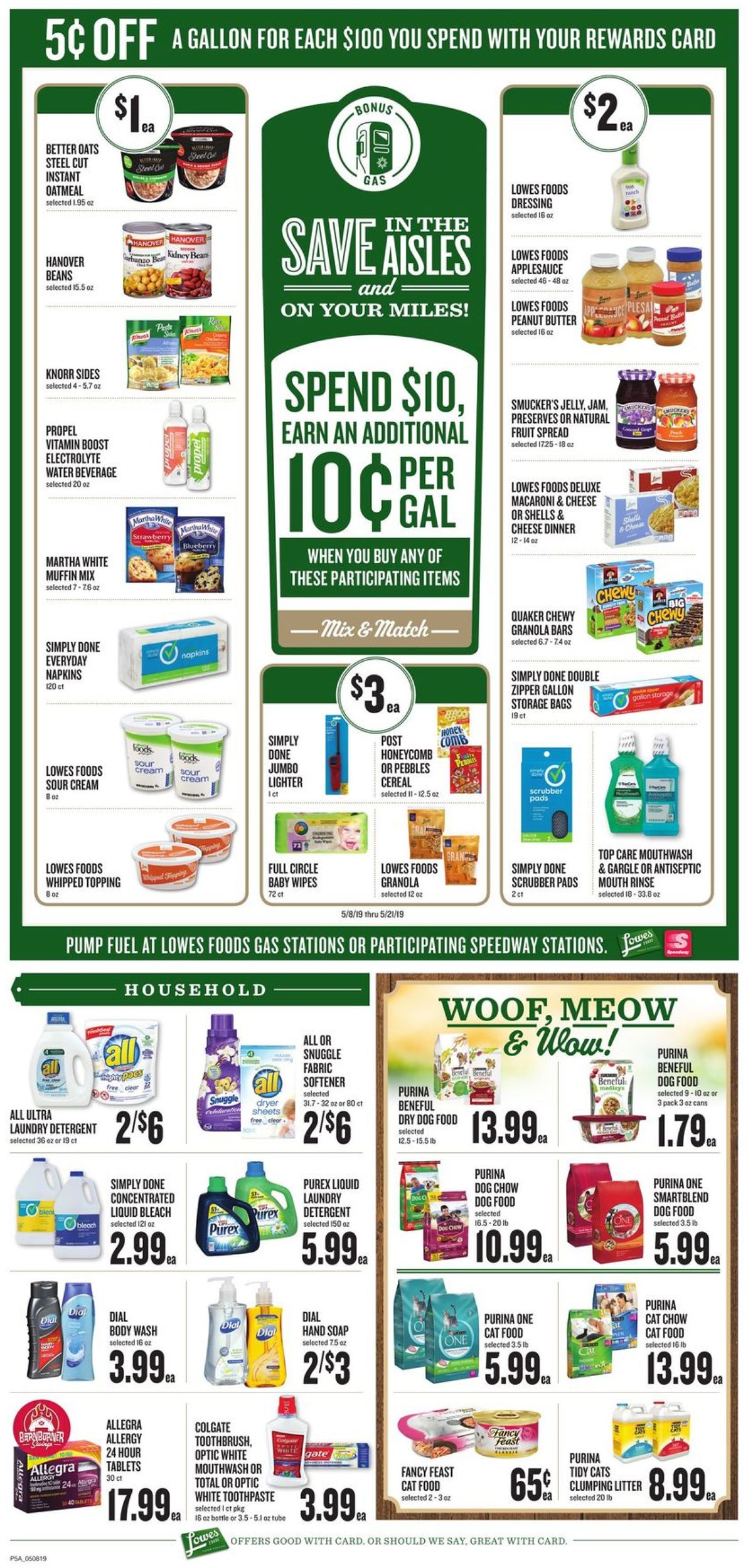 Lowes Foods Weekly Ad Circular - valid 05/08-05/14/2019 (Page 8)
