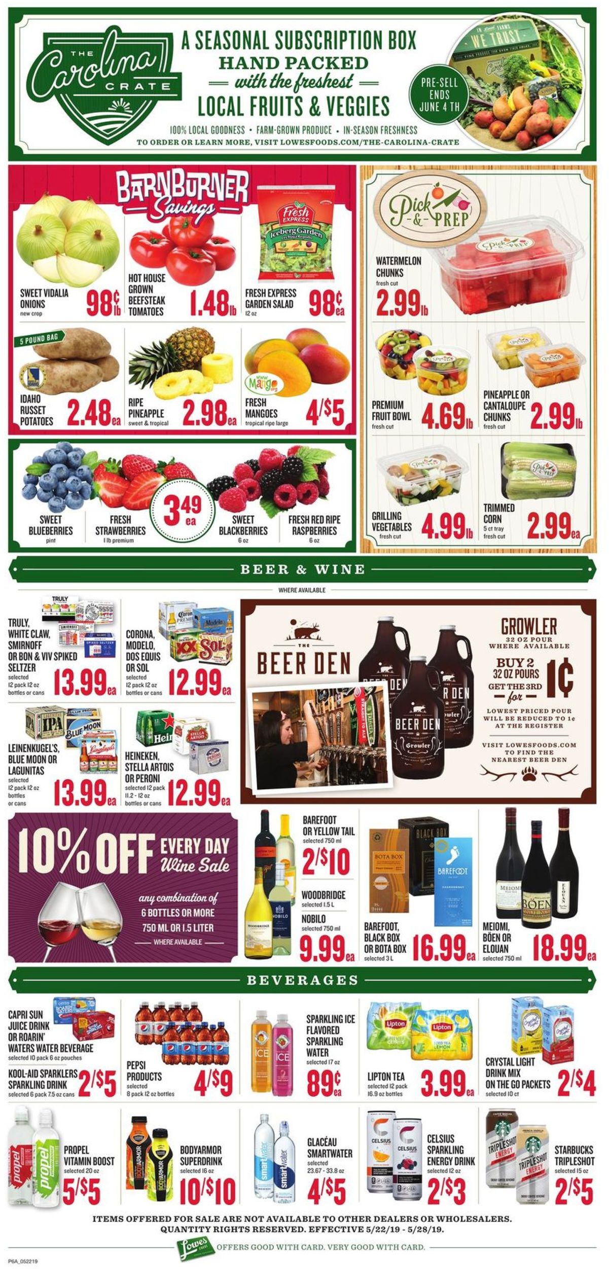 Lowes Foods Weekly Ad Circular - valid 05/22-05/28/2019 (Page 9)
