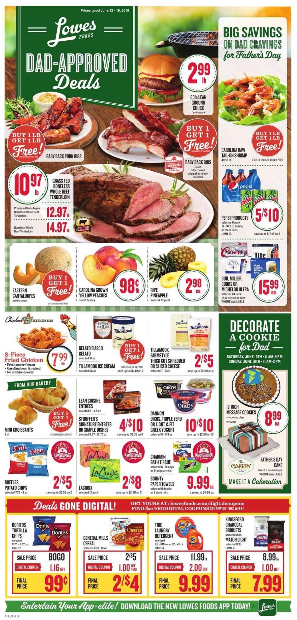 Lowes Foods Weekly Ad Circular - valid 06/12-06/18/2019