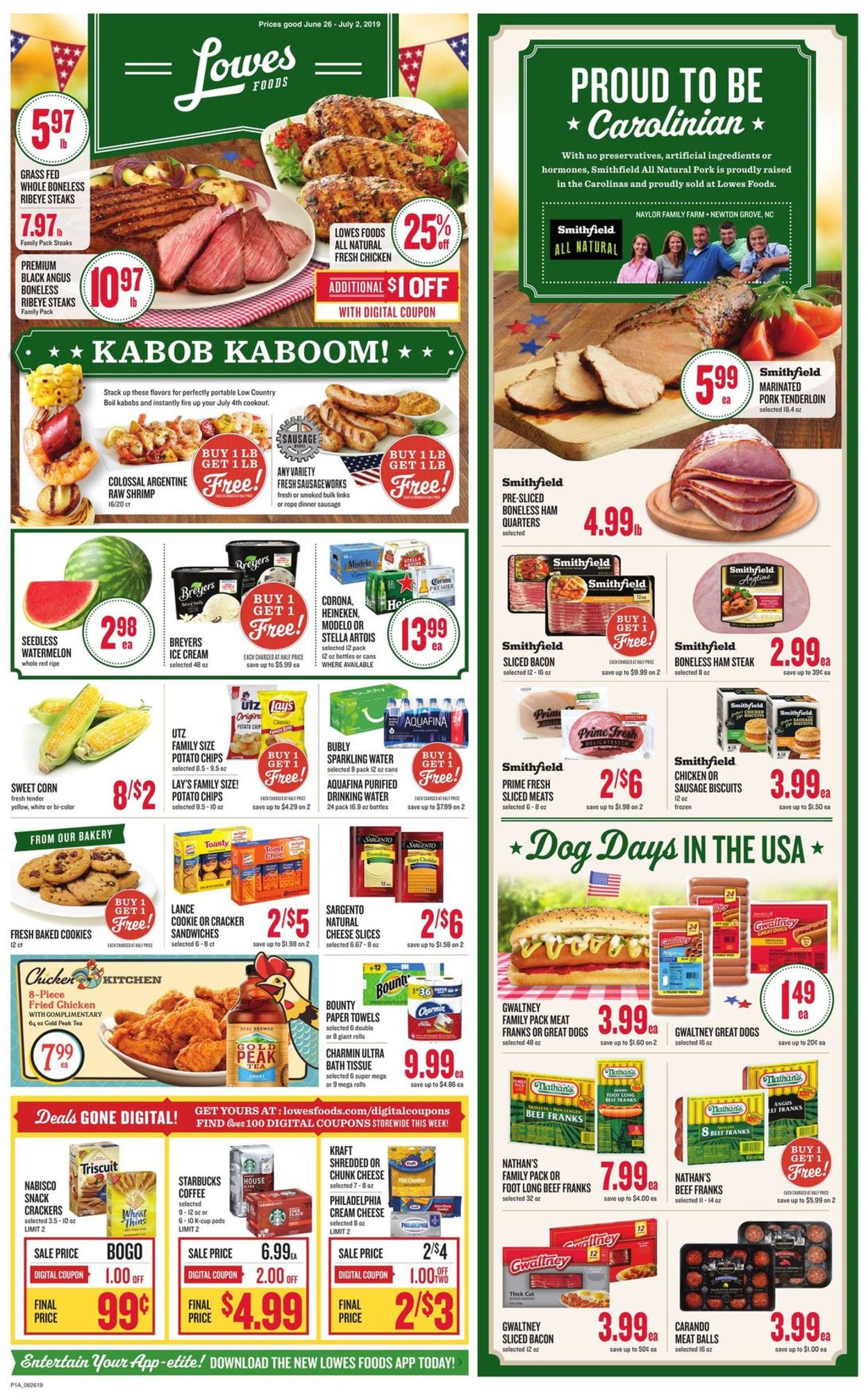 Lowes Foods Weekly Ad Circular - valid 06/26-07/02/2019 (Page 2)