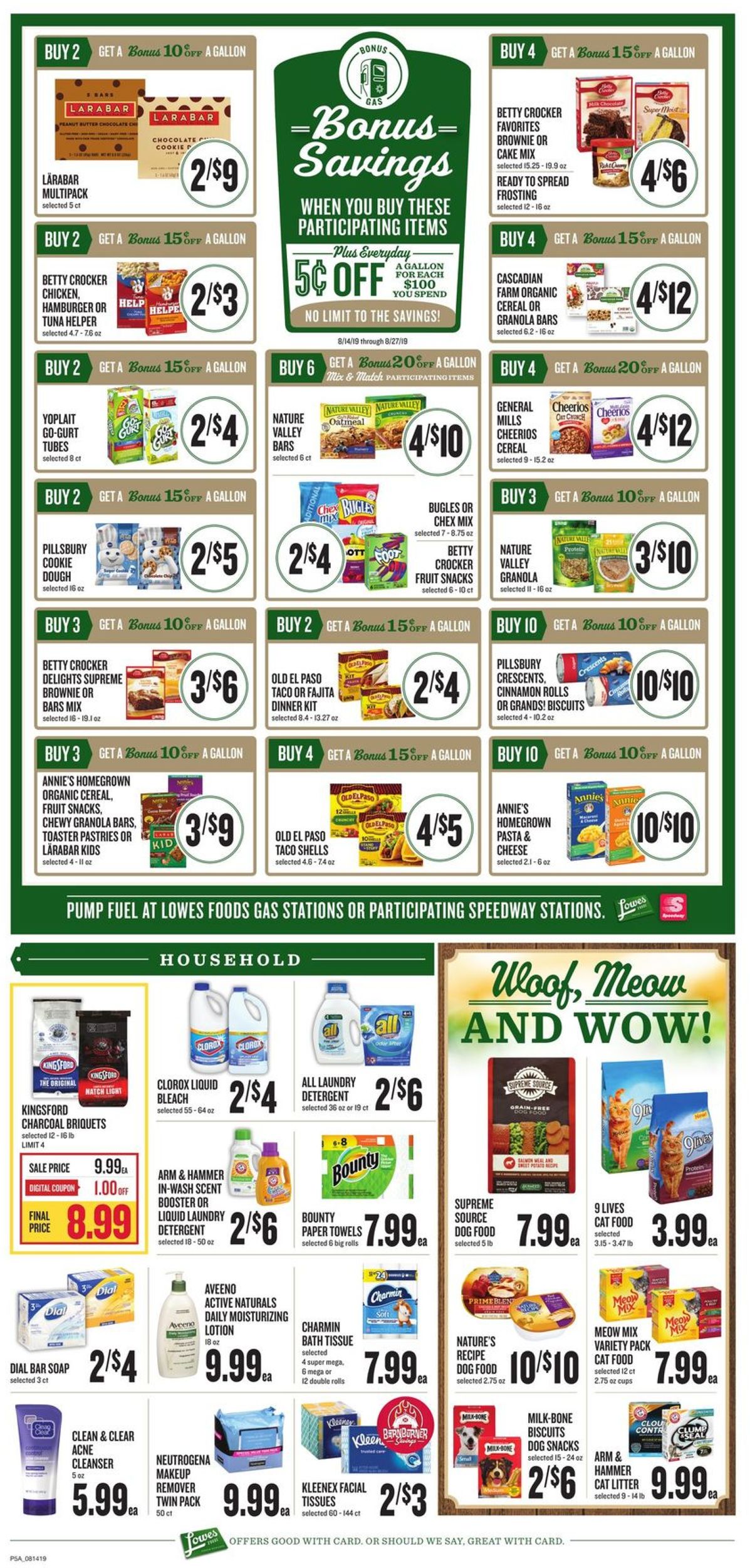 Lowes Foods Weekly Ad Circular - valid 08/14-08/20/2019 (Page 9)