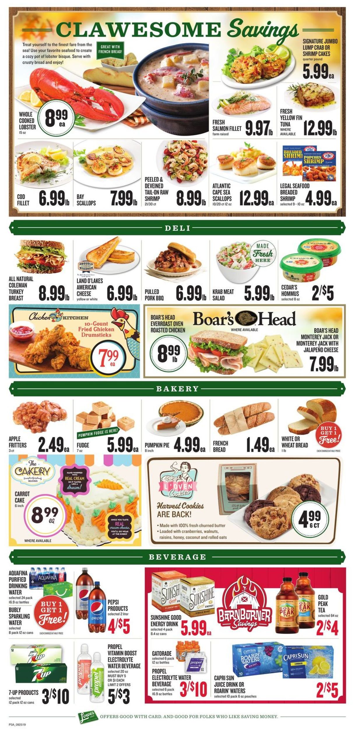 Lowes Foods Weekly Ad Circular - valid 09/25-10/01/2019 (Page 5)