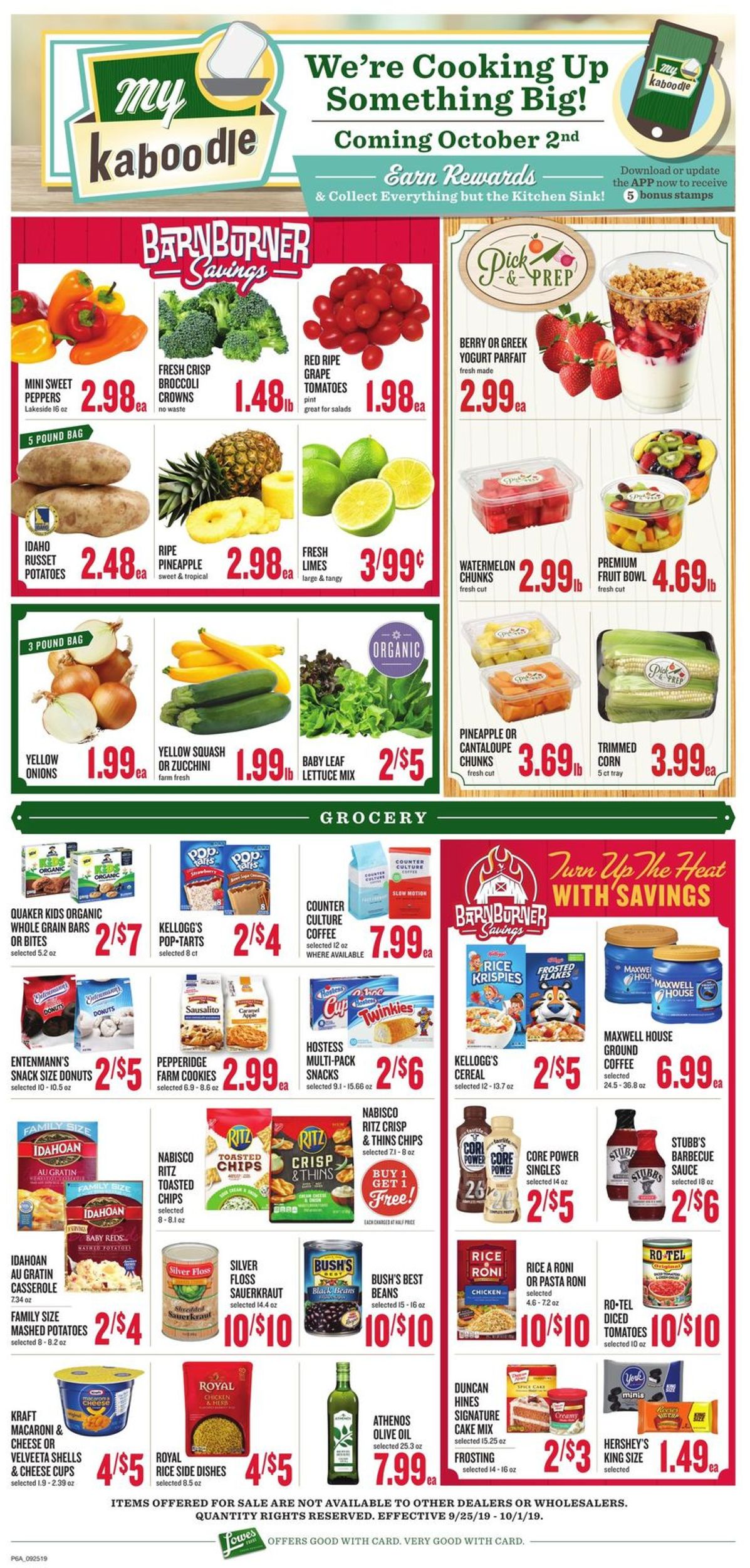 Lowes Foods Weekly Ad Circular - valid 09/25-10/01/2019 (Page 11)