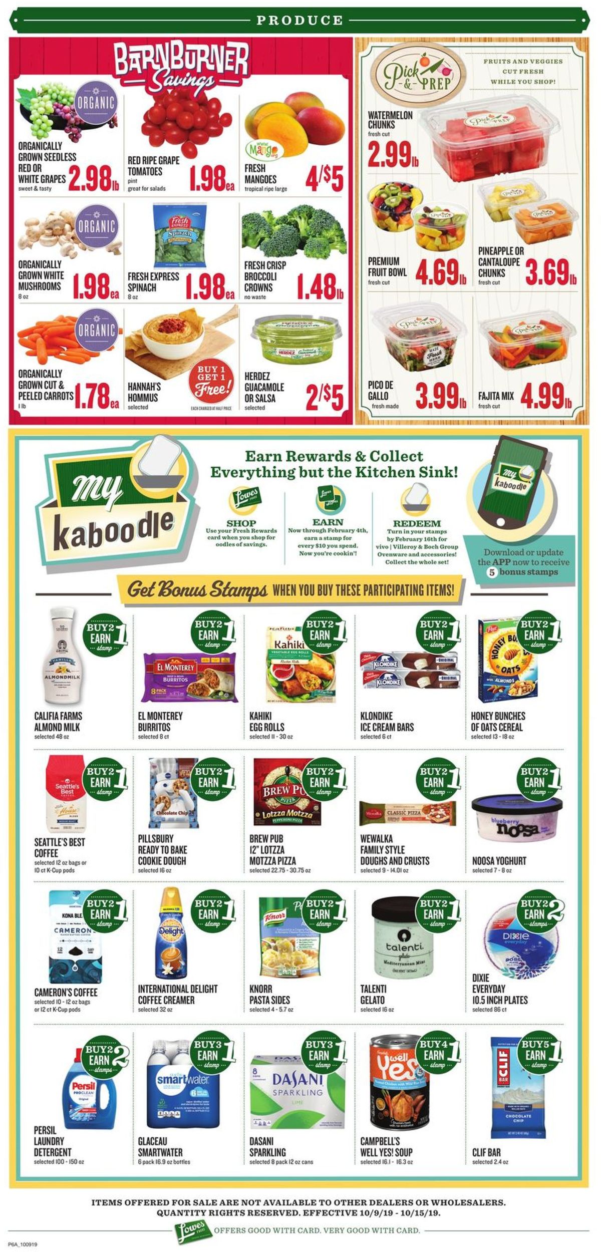 Lowes Foods Weekly Ad Circular - valid 10/09-10/15/2019 (Page 9)