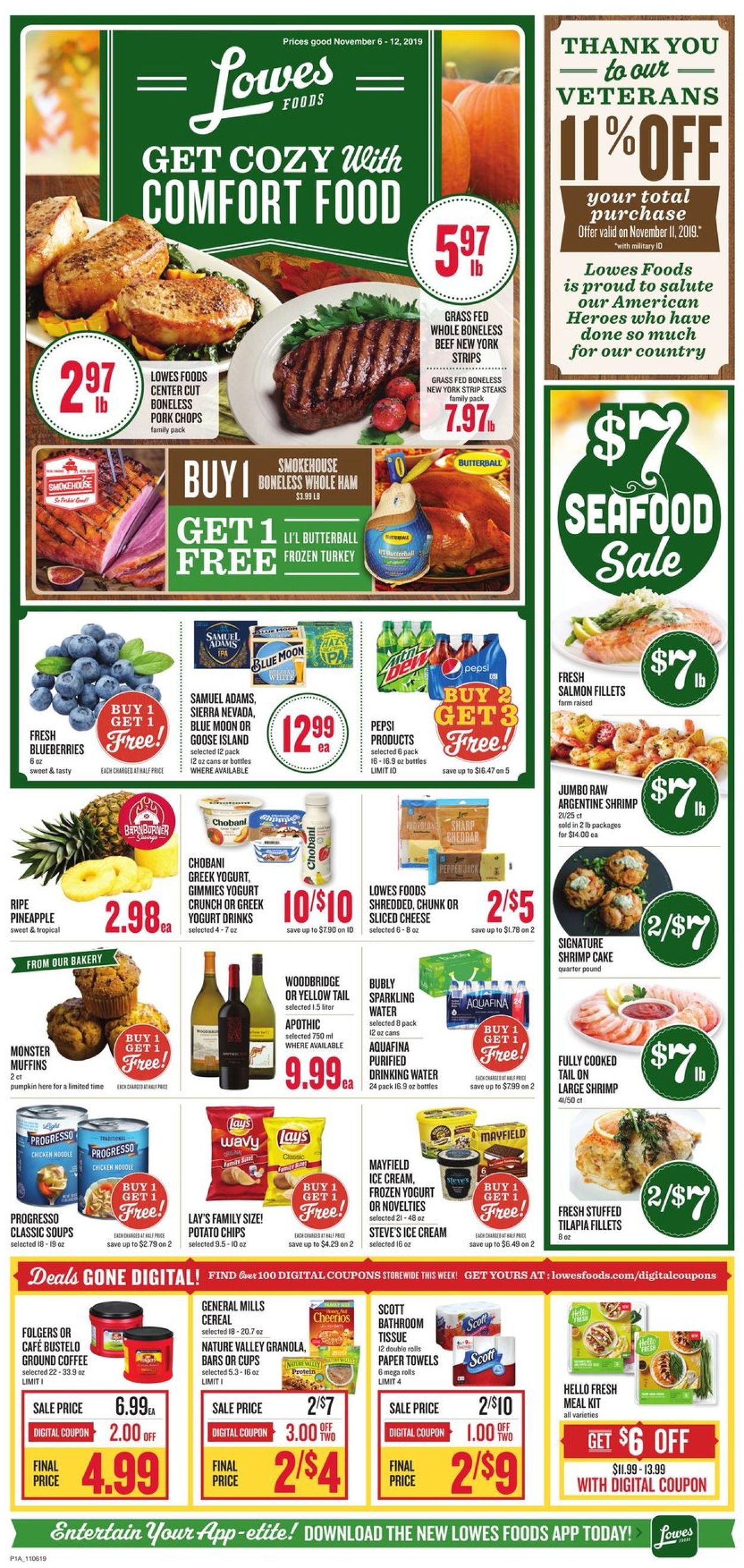 Lowes Foods Weekly Ad Circular - valid 11/06-11/12/2019