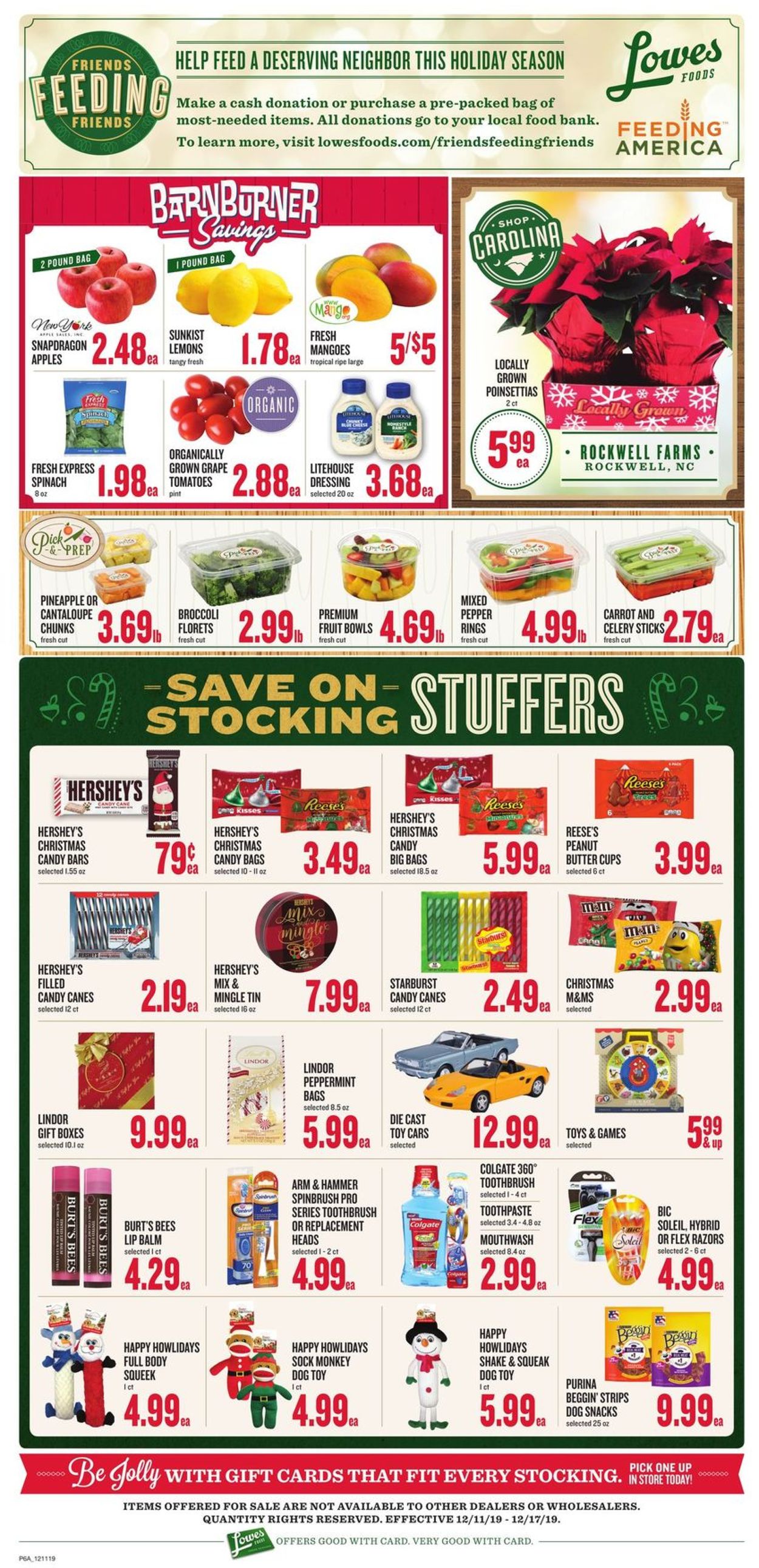 Lowes Foods - Holiday Ad 2019 Weekly Ad Circular - valid 12/11-12/17/2019 (Page 12)