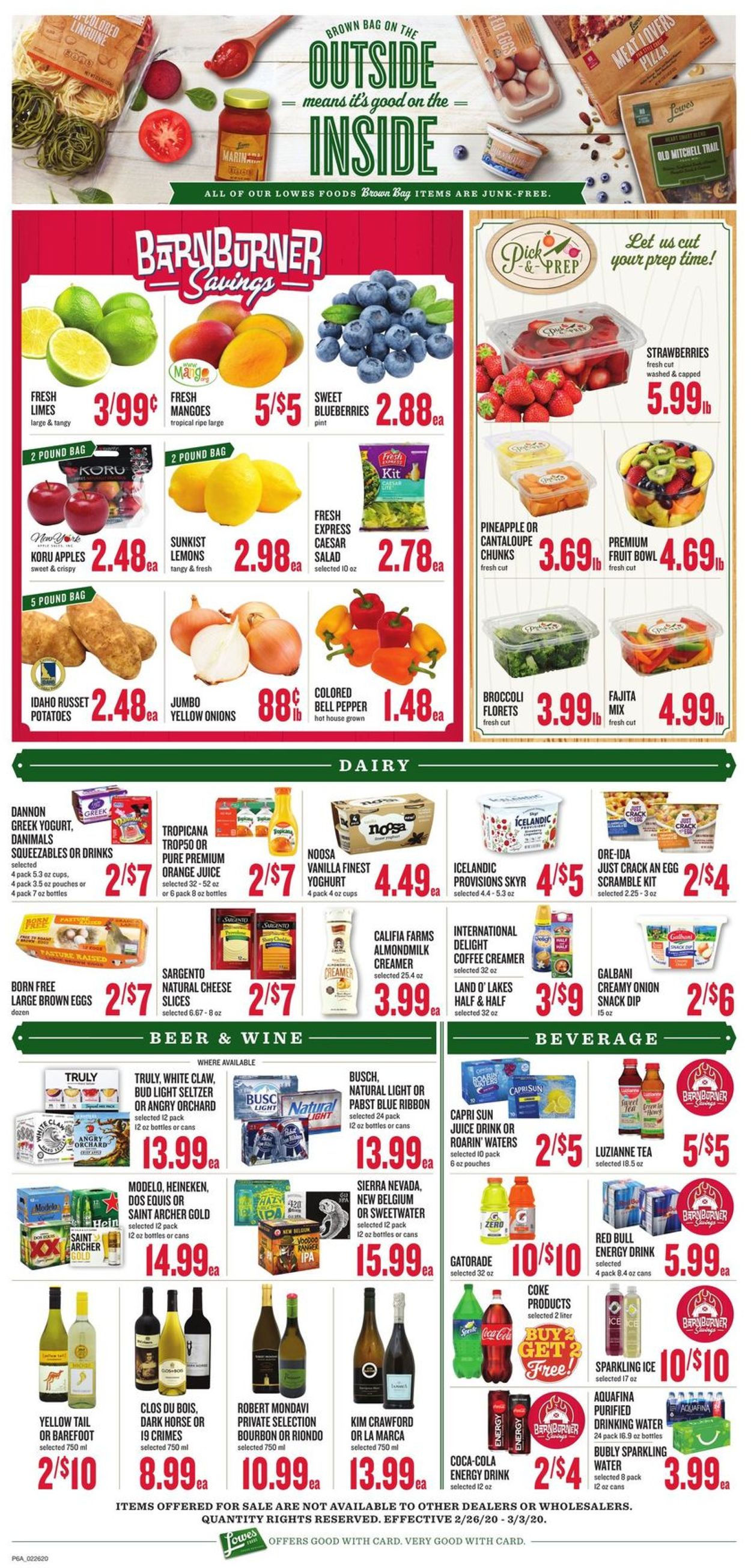 Lowes Foods Weekly Ad Circular - valid 02/26-03/03/2020 (Page 8)