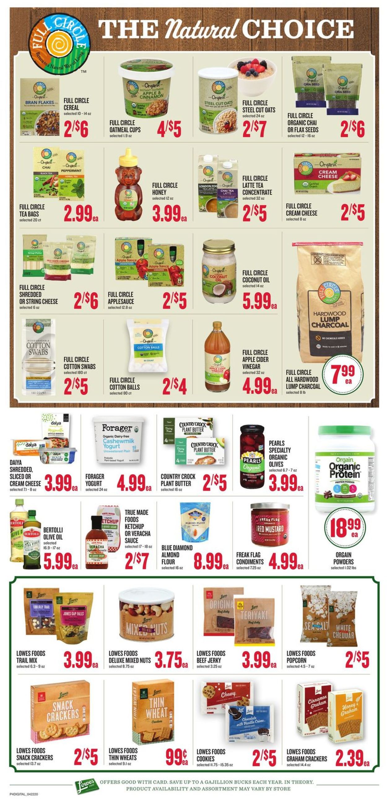 Lowes Foods Weekly Ad Circular - valid 04/22-04/28/2020 (Page 4)
