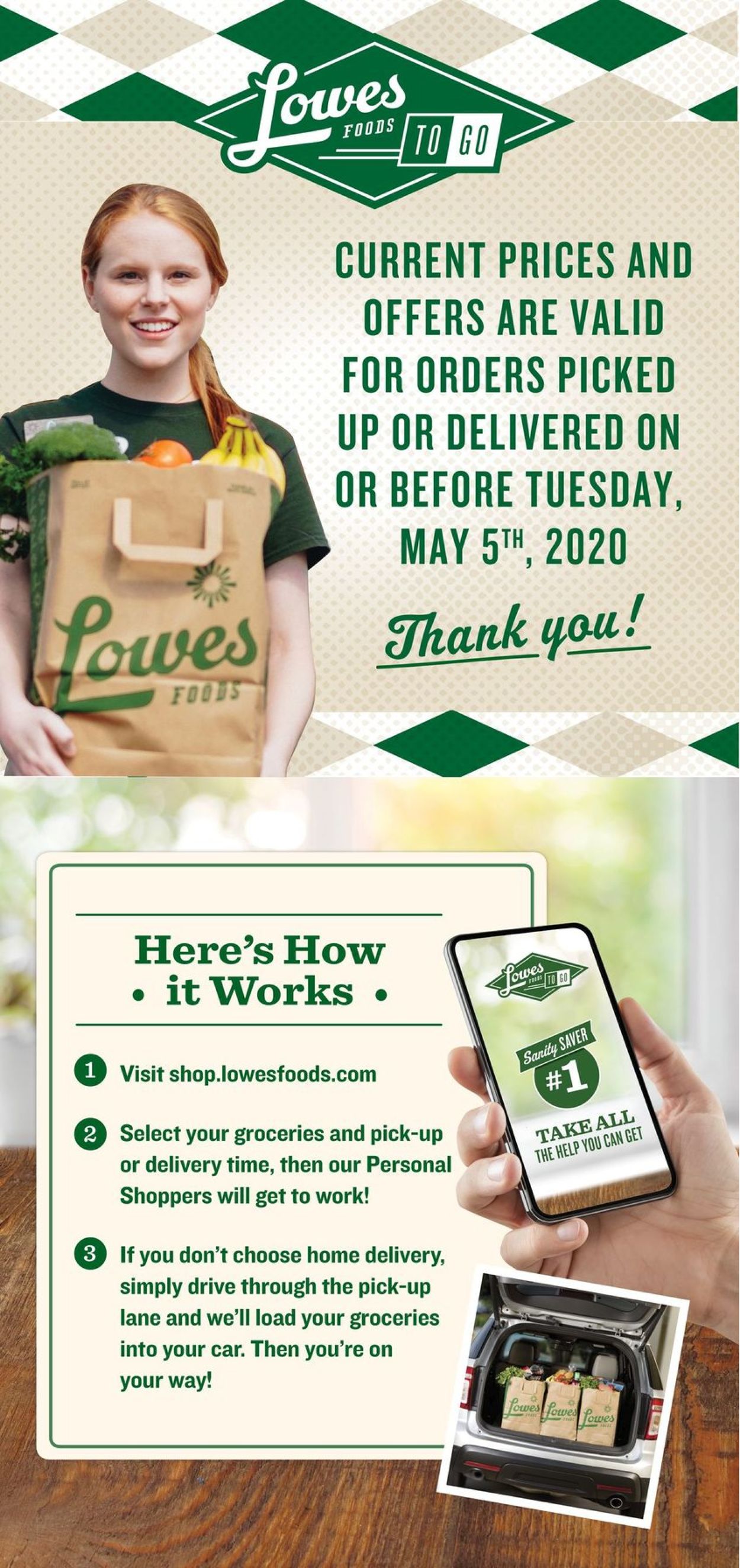 Lowes Foods Weekly Ad Circular - valid 04/29-05/05/2020 (Page 2)