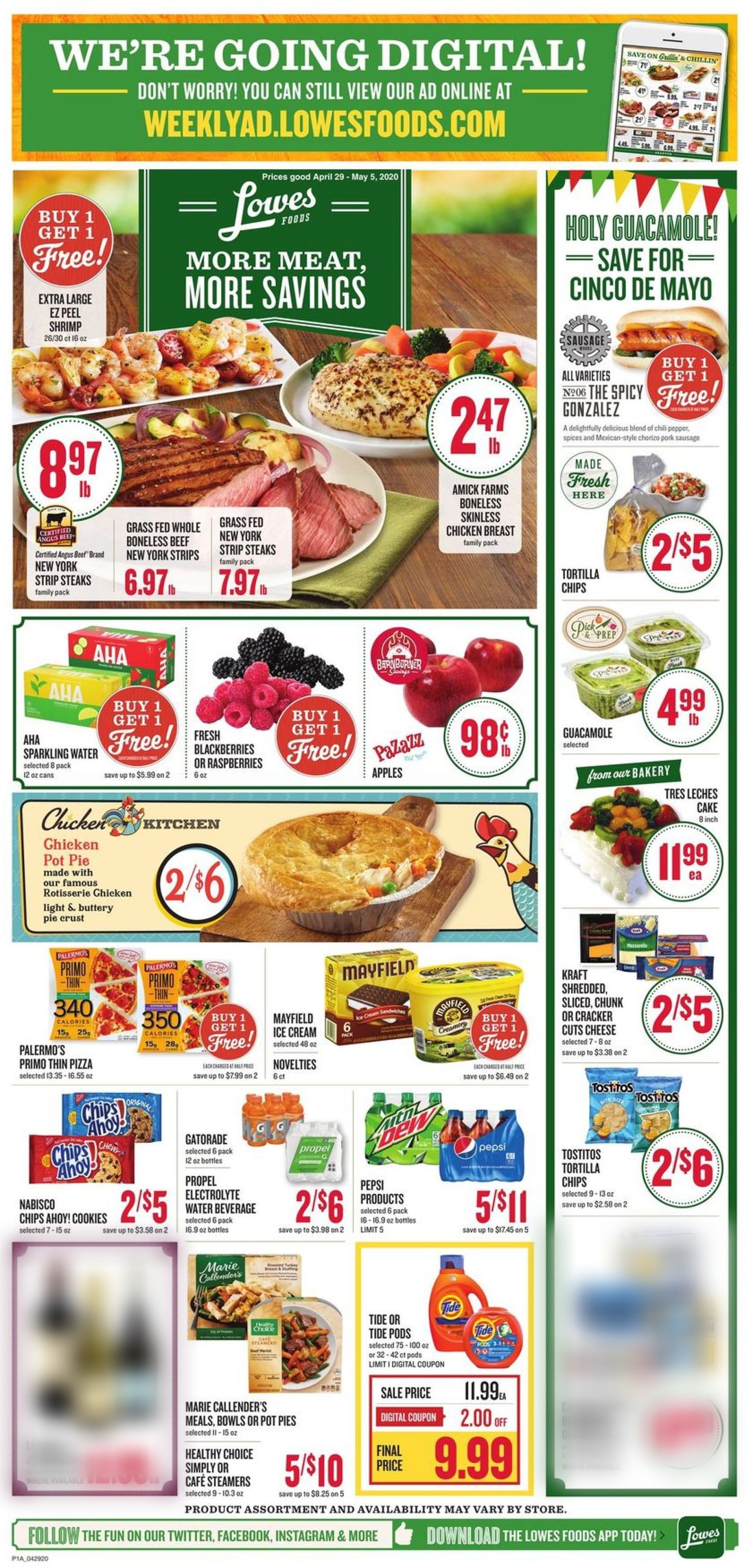 Lowes Foods Weekly Ad Circular - valid 04/29-05/05/2020