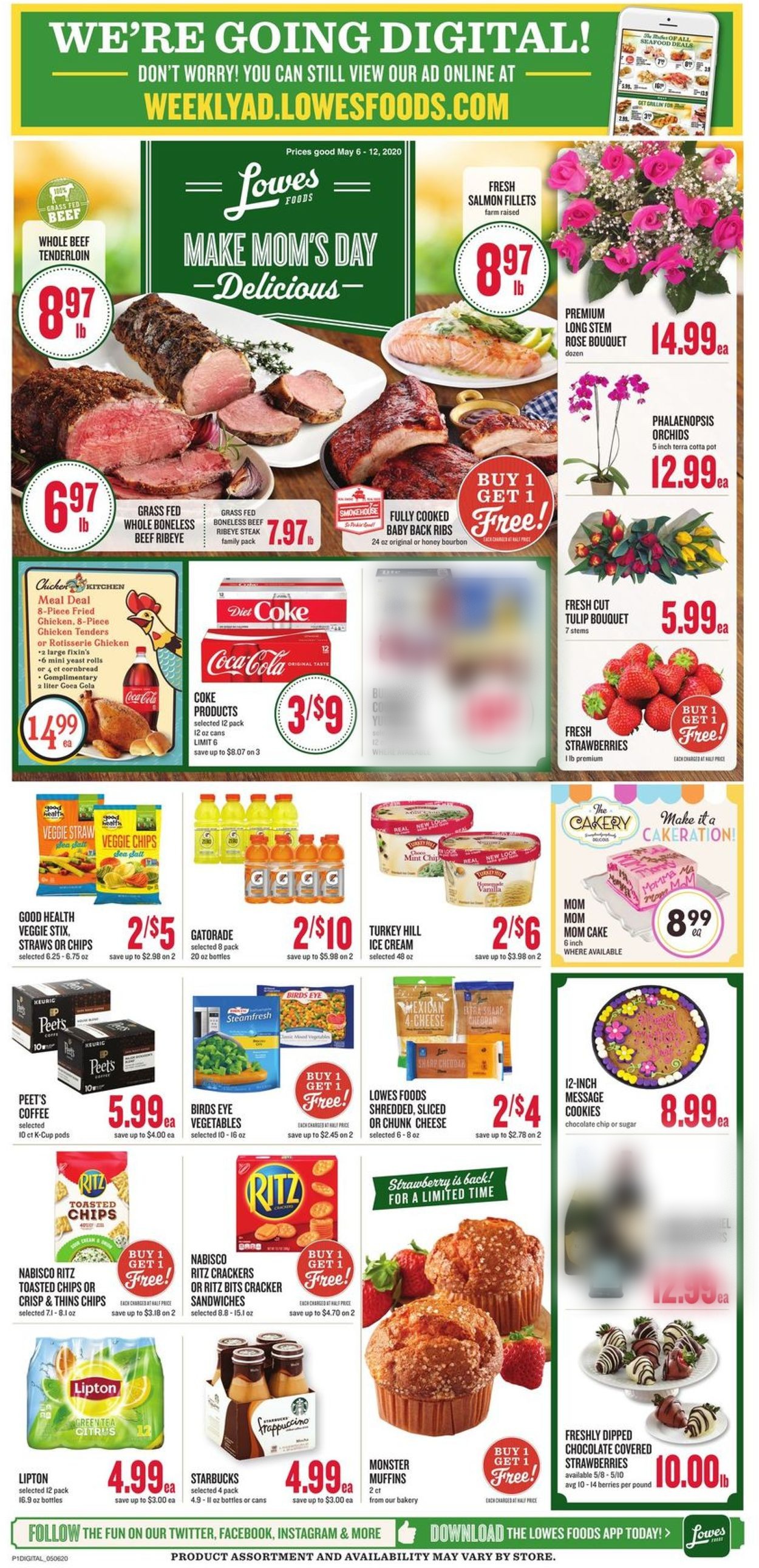 Lowes Foods Weekly Ad Circular - valid 05/06-05/12/2020