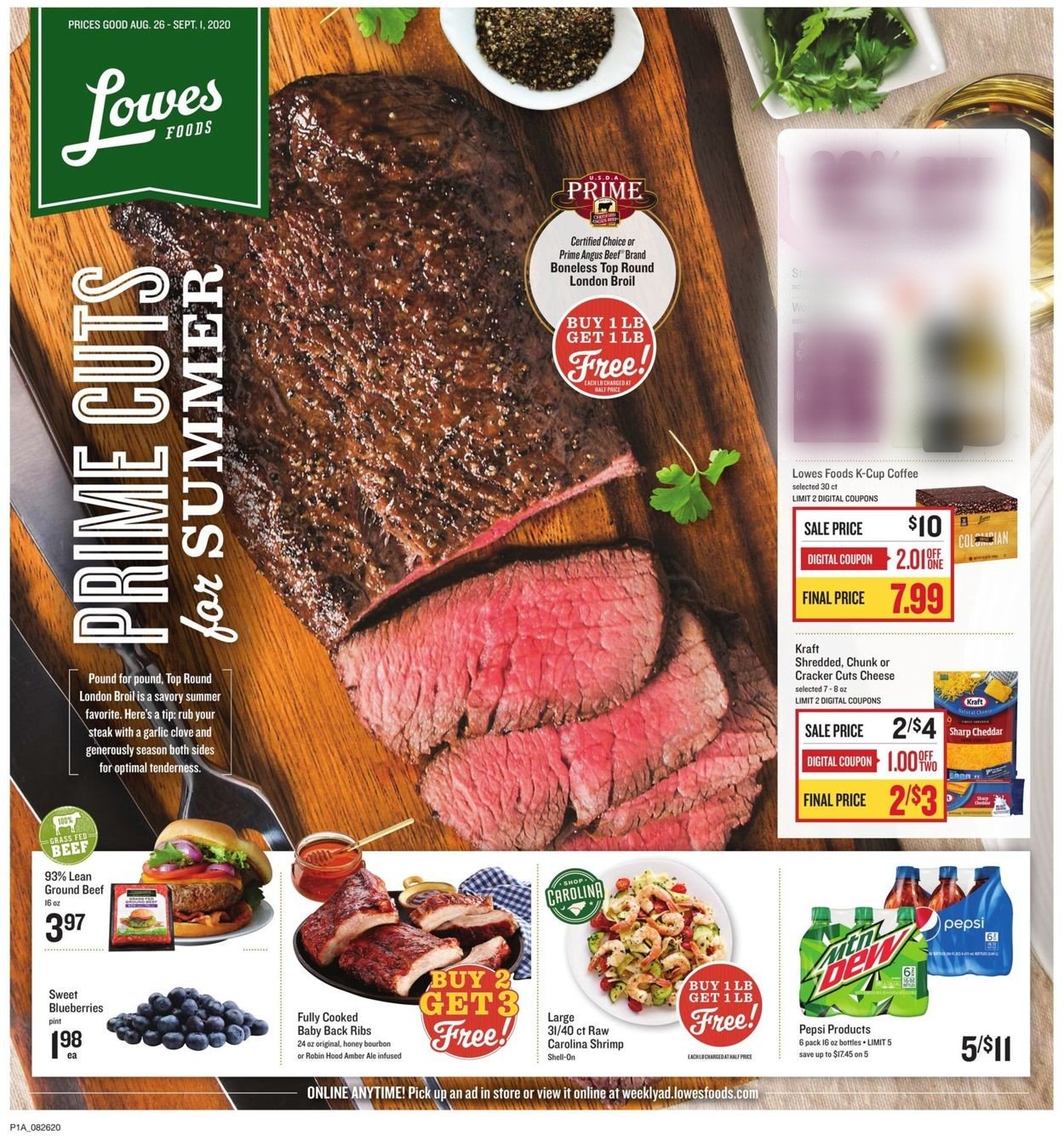 Lowes Foods Weekly Ad Circular - valid 08/26-09/01/2020