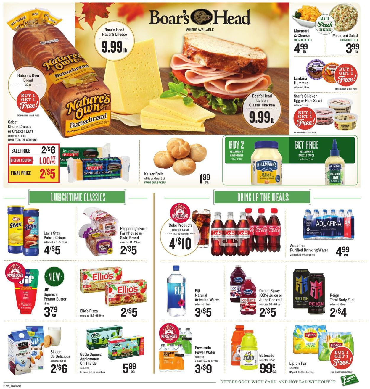 Lowes Foods Weekly Ad Circular - valid 10/07-10/13/2020 (Page 10)