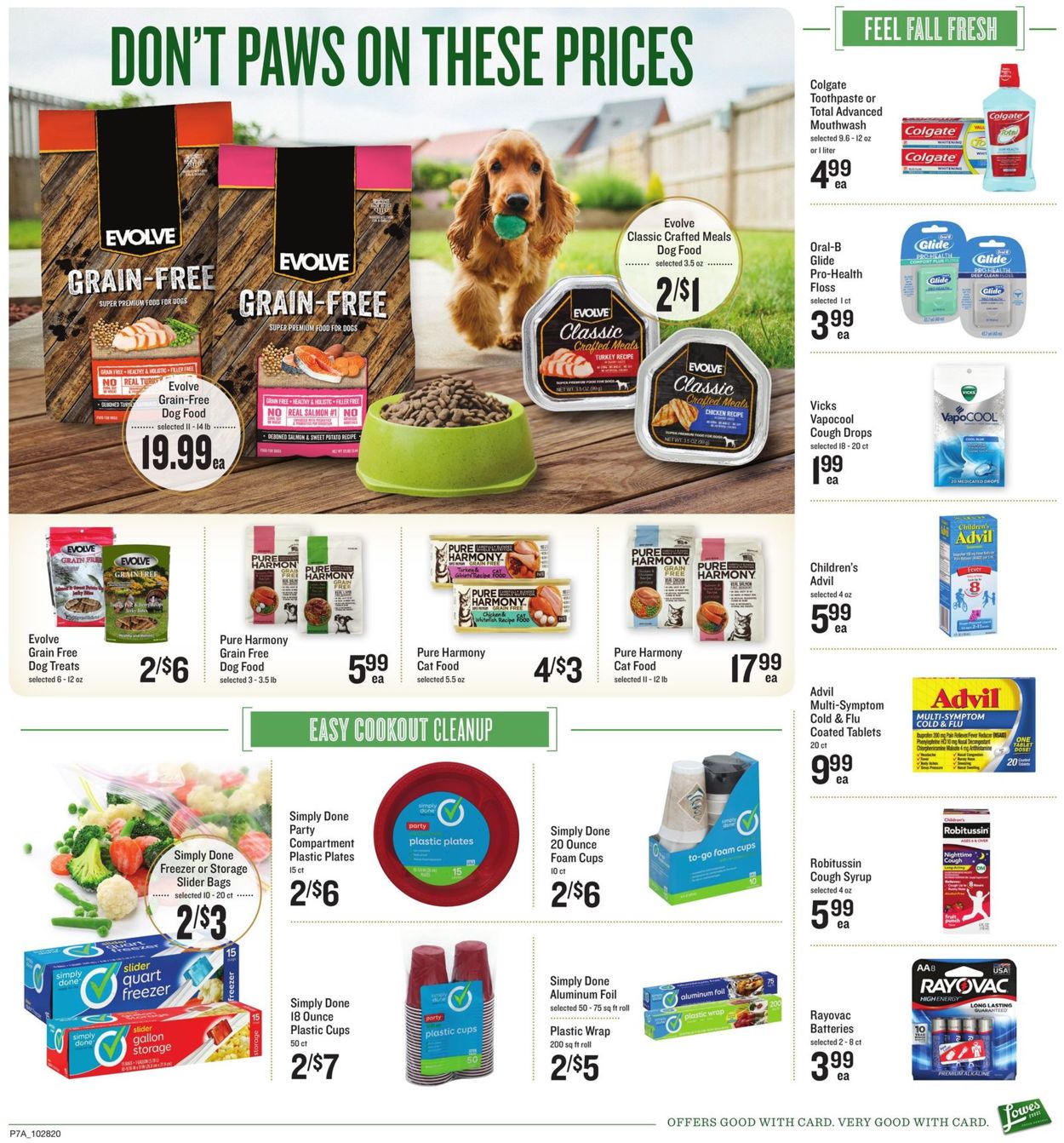 Lowes Foods Weekly Ad Circular - valid 10/28-11/03/2020 (Page 10)