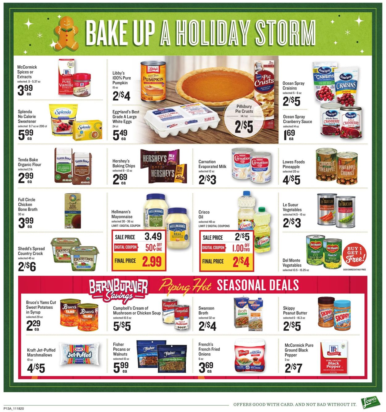 Lowes Foods Weekly Ad Circular - valid 11/18-11/26/2020 (Page 17)