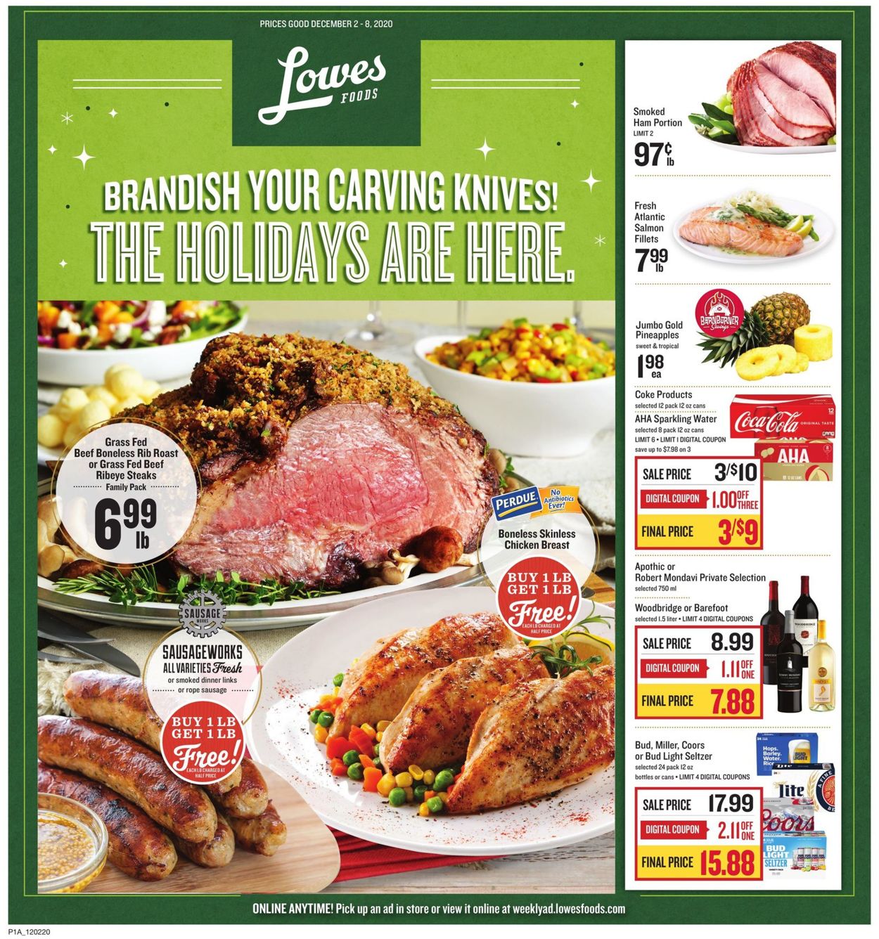 Lowes Foods Weekly Ad Circular - valid 12/02-12/08/2020
