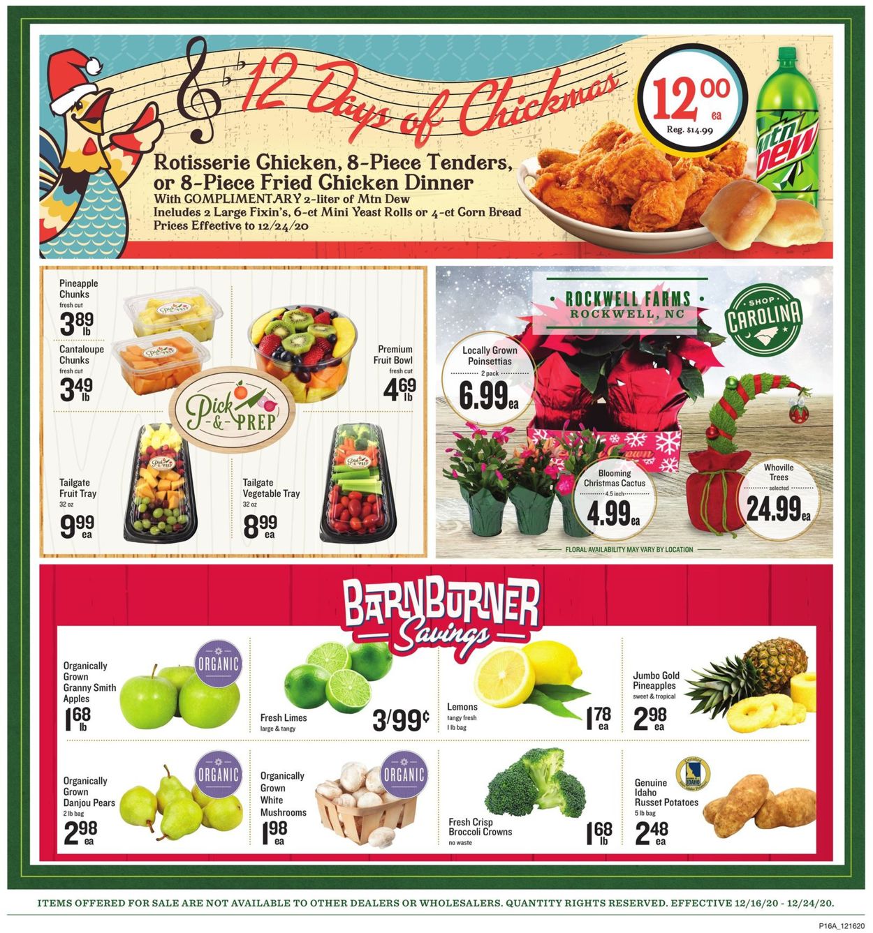 Lowes Foods Holidays 2020 Weekly Ad Circular - valid 12/16-12/24/2020 (Page 22)
