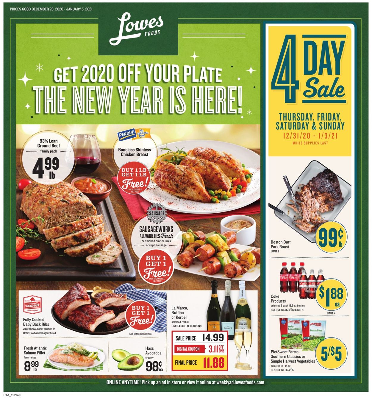 Lowes Foods Weekly Ad Circular - valid 12/26-01/05/2021