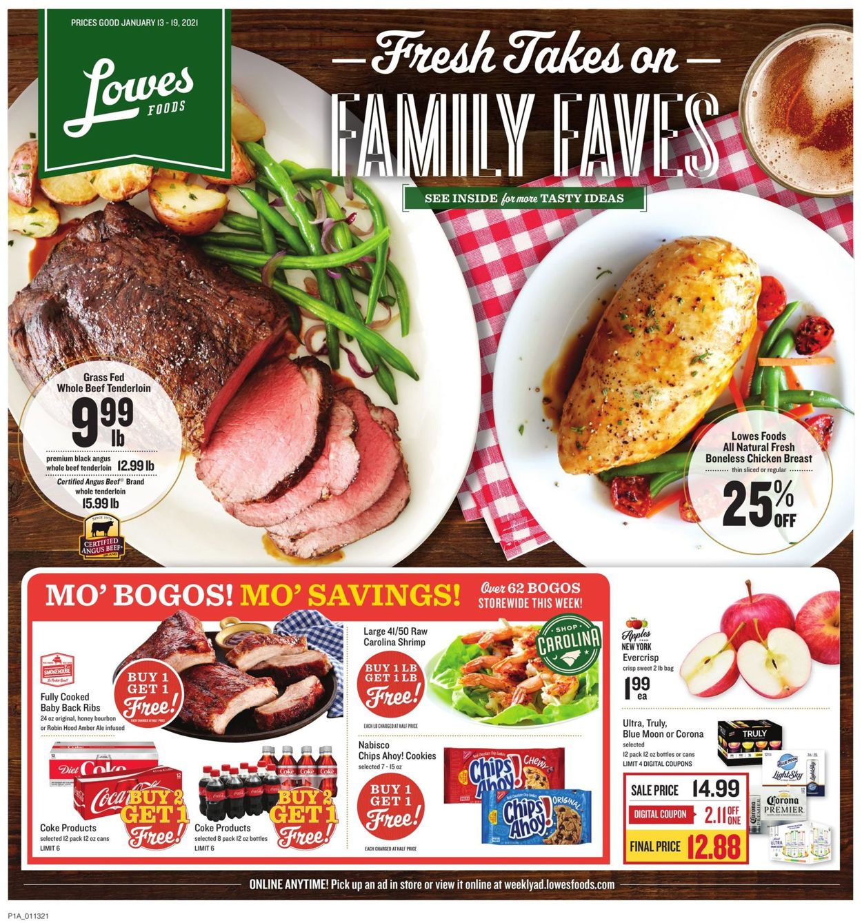 Lowes Foods Weekly Ad Circular - valid 01/13-01/19/2021