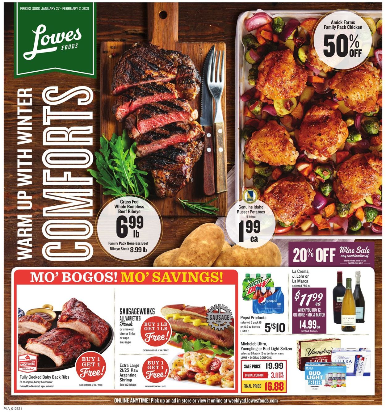 Lowes Foods Weekly Ad Circular - valid 01/27-02/02/2021