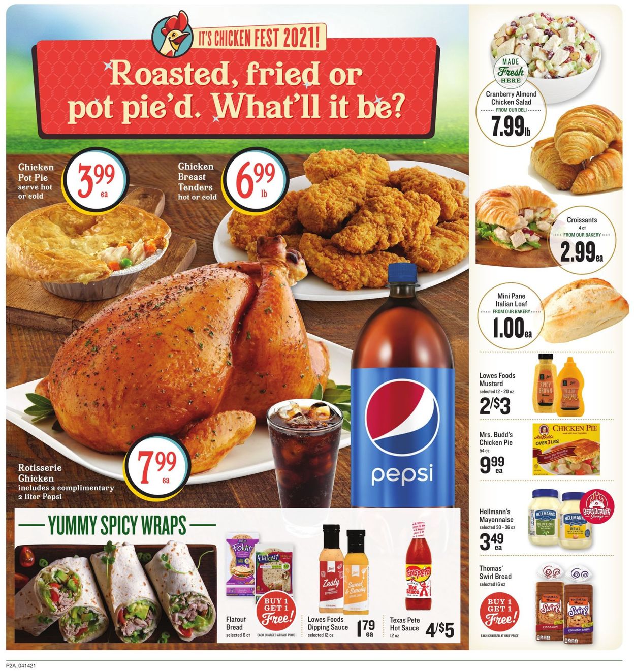 Lowes Foods Weekly Ad Circular - valid 04/14-04/20/2021 (Page 2)