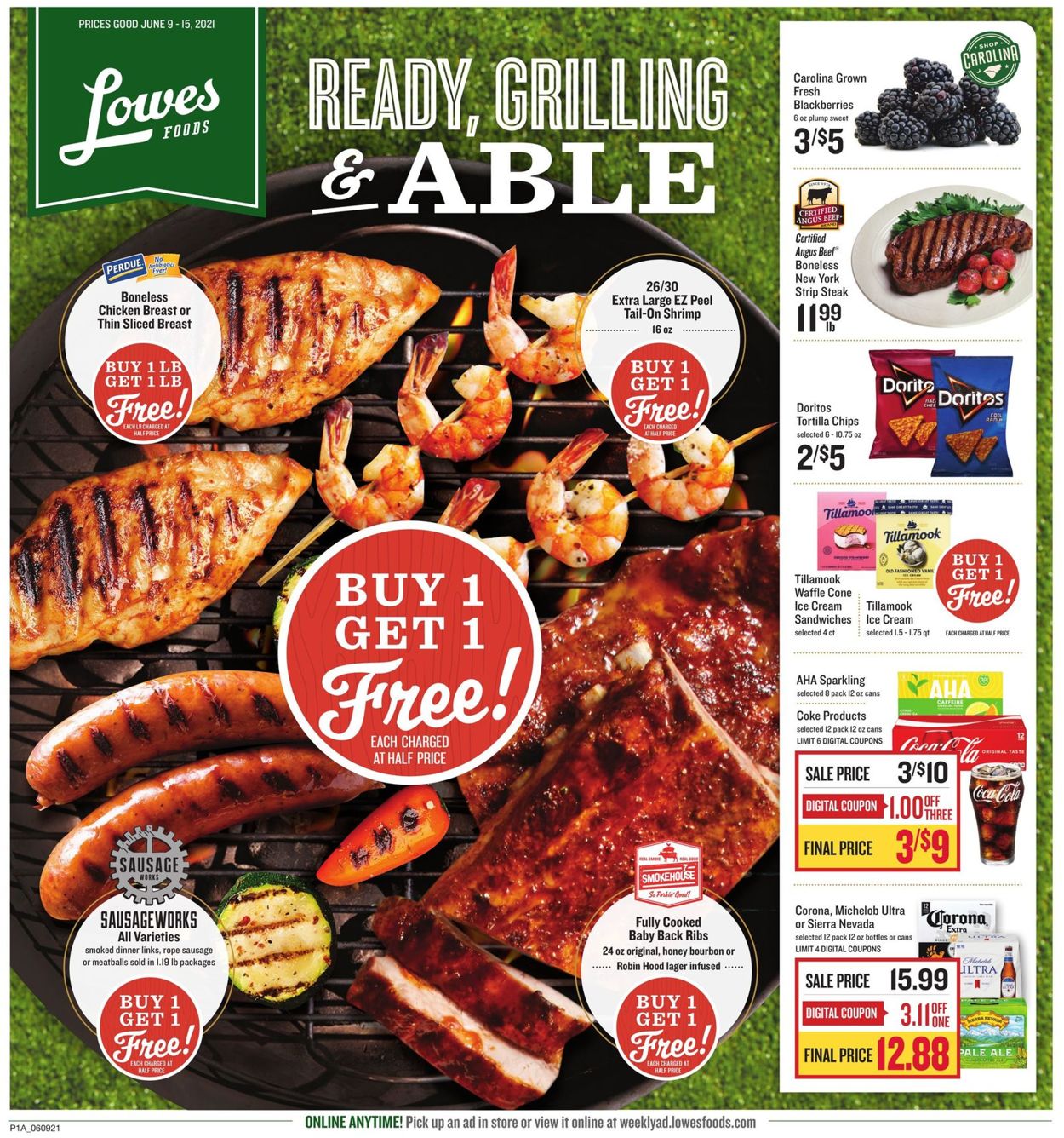 Lowes Foods Weekly Ad Circular - valid 06/09-06/15/2021