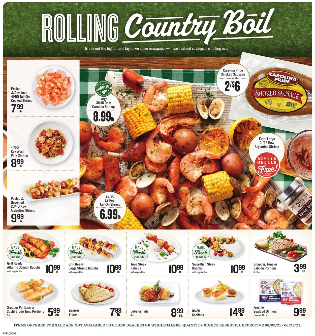 Lowes Foods Weekly Ad Circular - valid 06/09-06/29/2021 (Page 4)