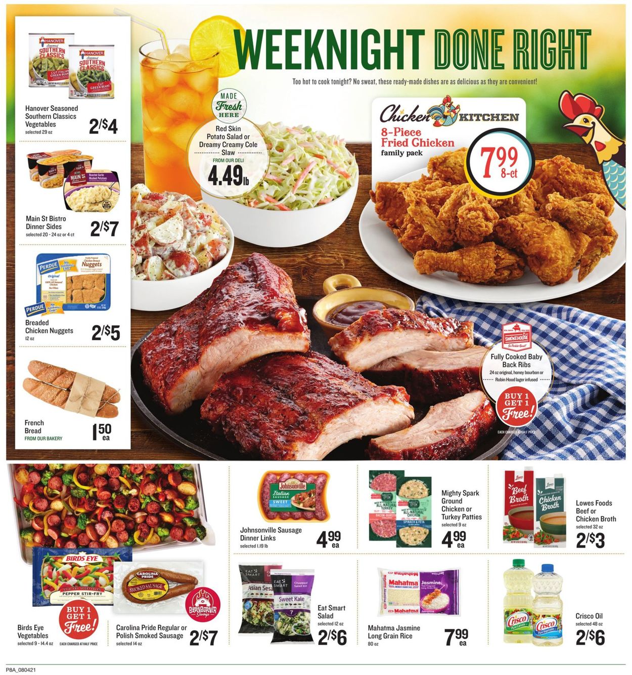 Lowes Foods Weekly Ad Circular - valid 08/04-08/10/2021 (Page 11)