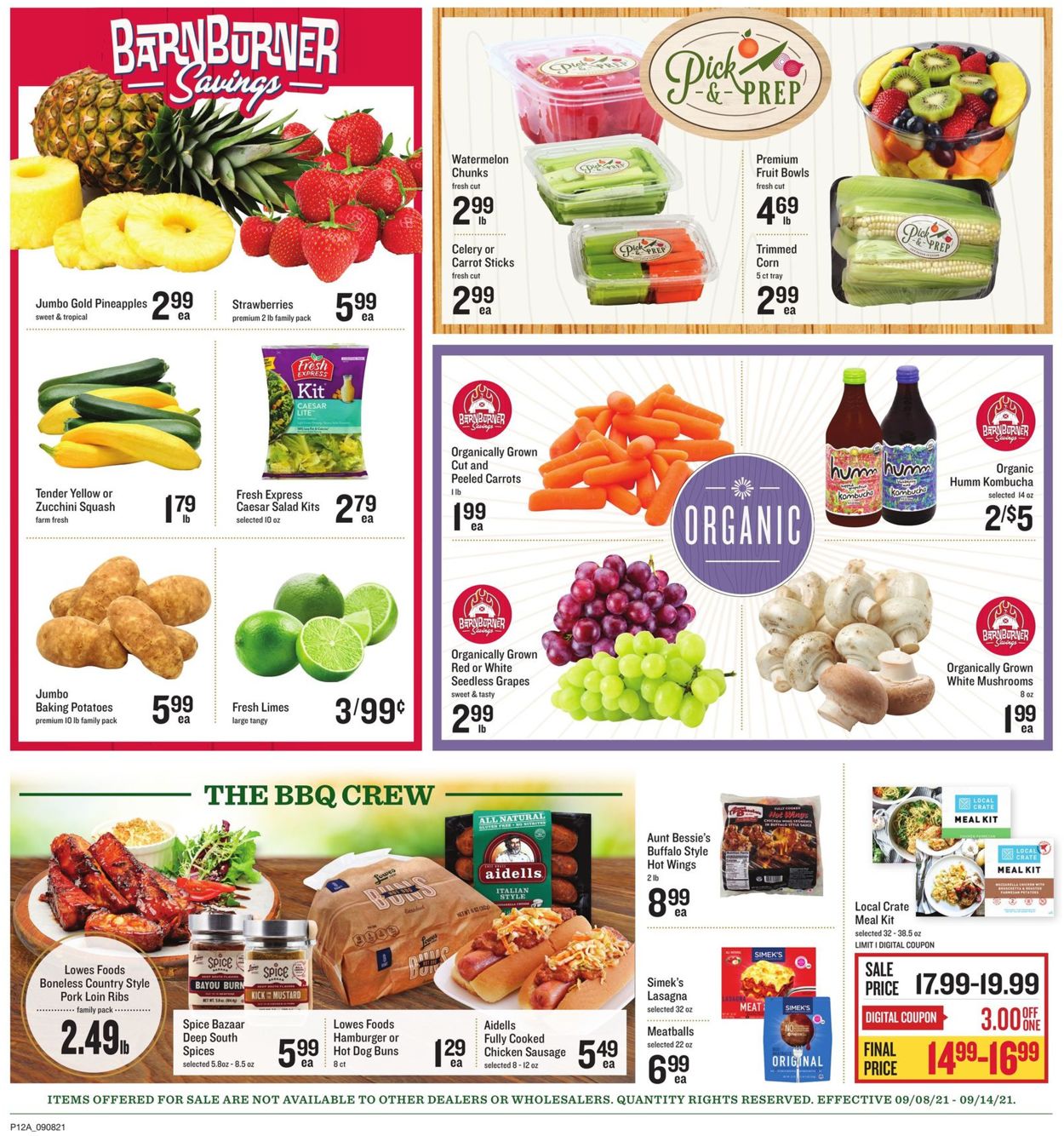Lowes Foods Weekly Ad Circular - valid 09/08-09/14/2021 (Page 16)