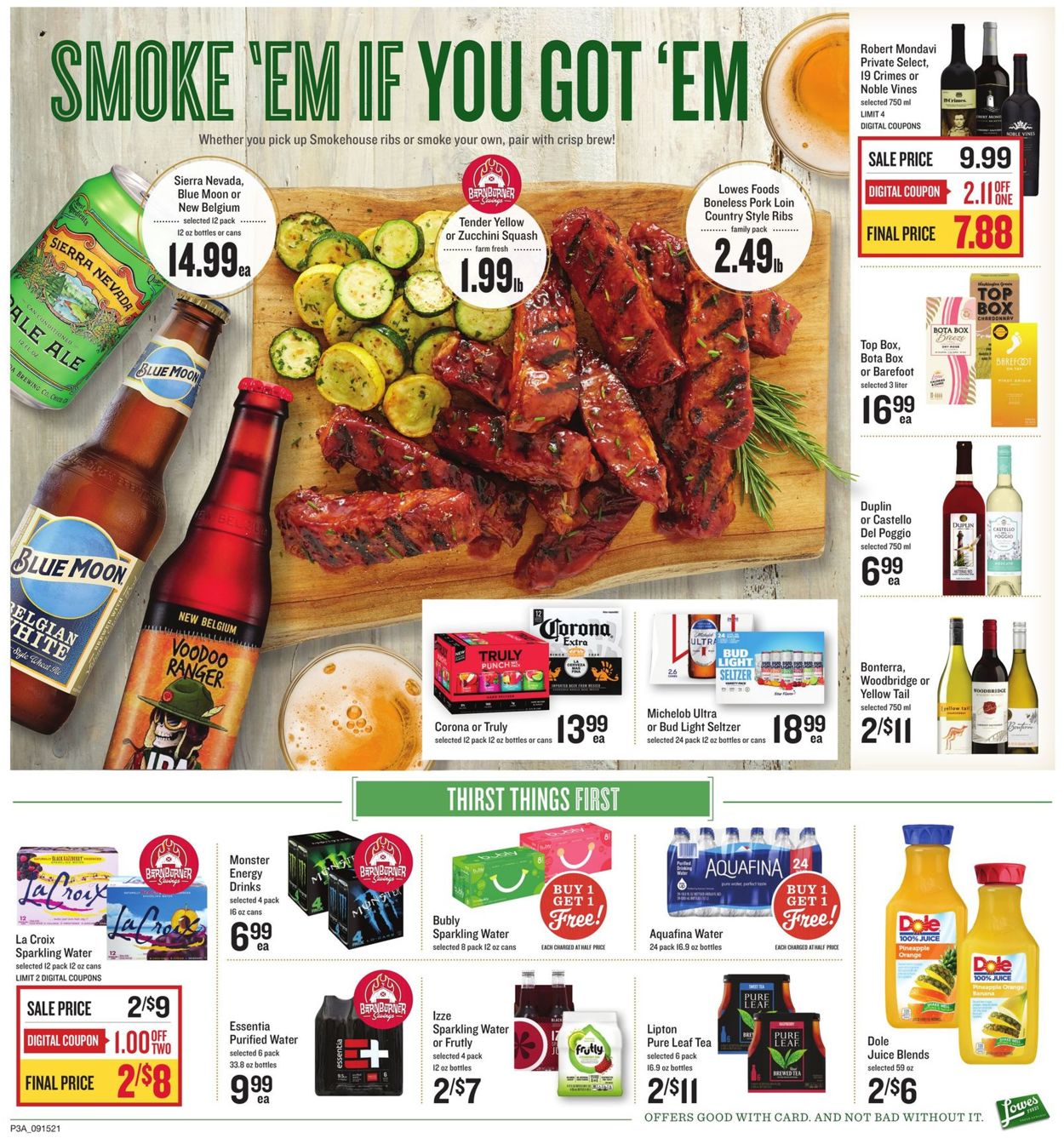Lowes Foods Weekly Ad Circular - valid 09/15-09/21/2021 (Page 4)