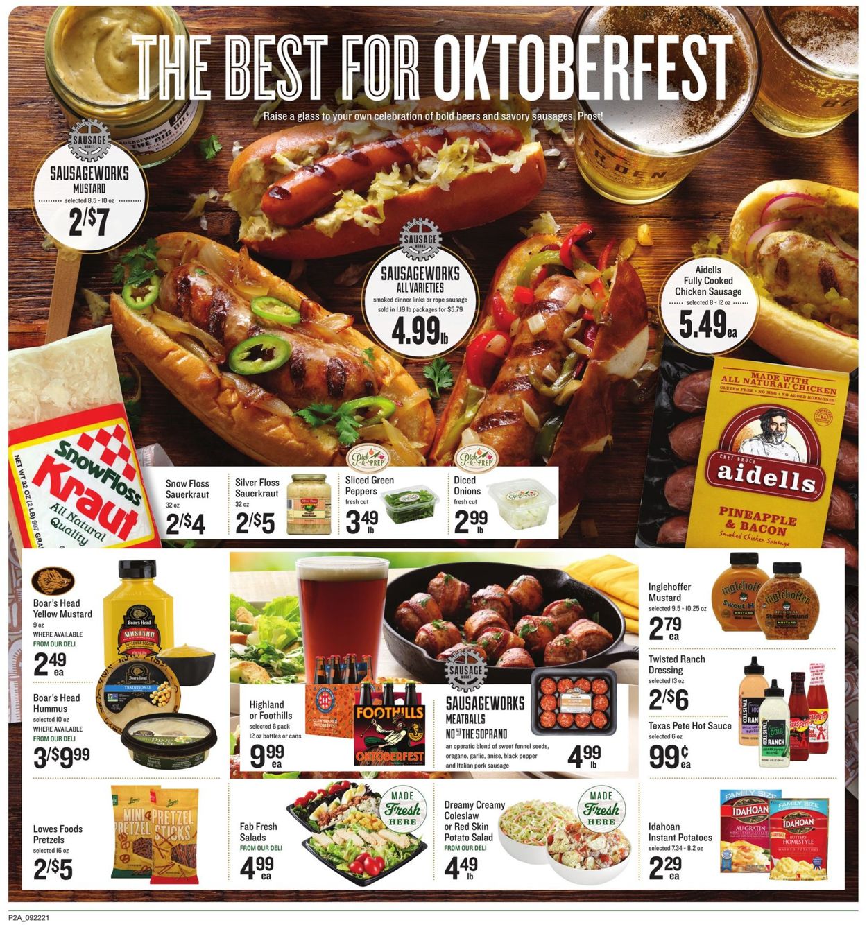 Lowes Foods Weekly Ad Circular - valid 09/22-09/28/2021 (Page 2)