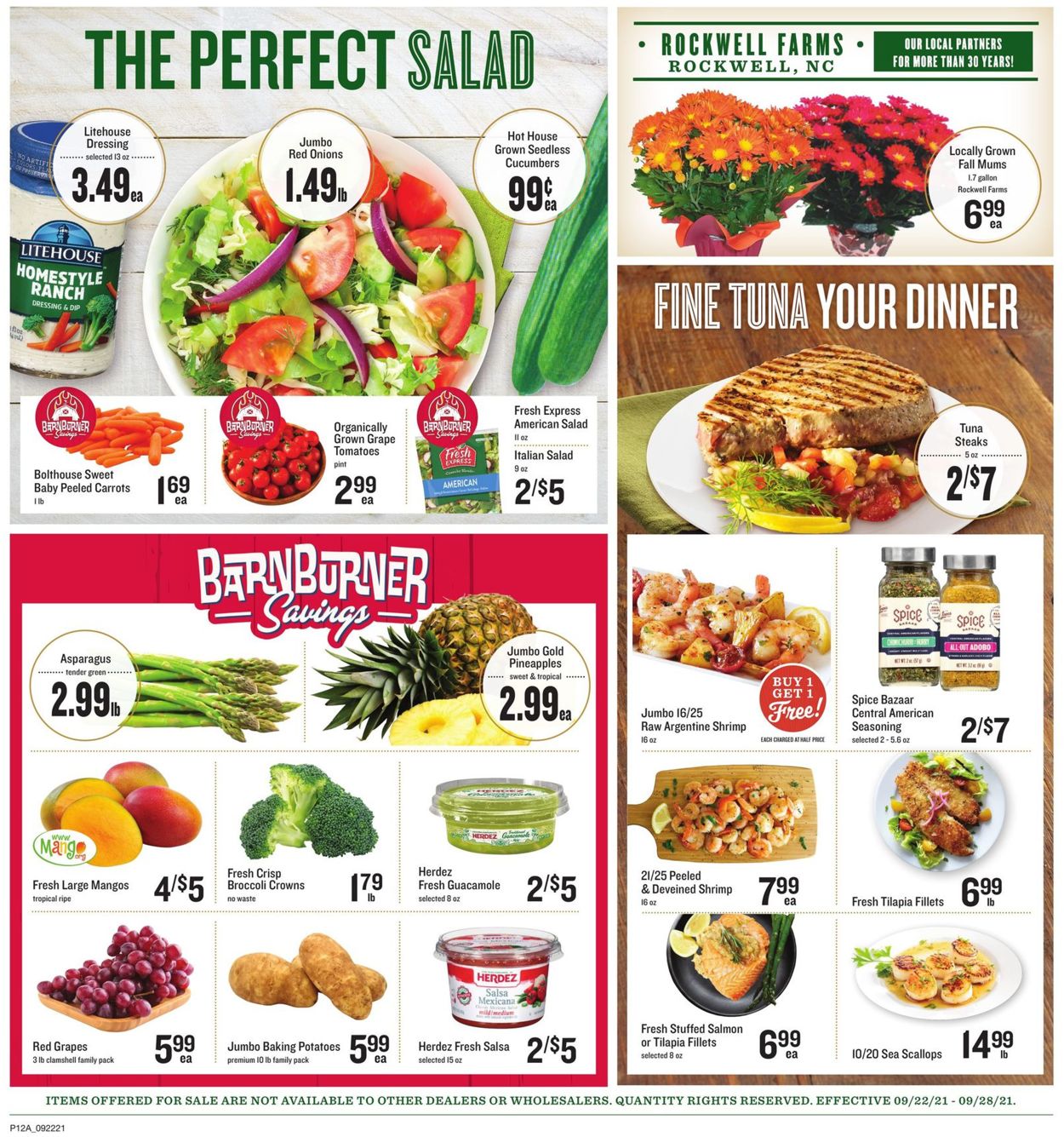 Lowes Foods Weekly Ad Circular - valid 09/22-09/28/2021 (Page 17)