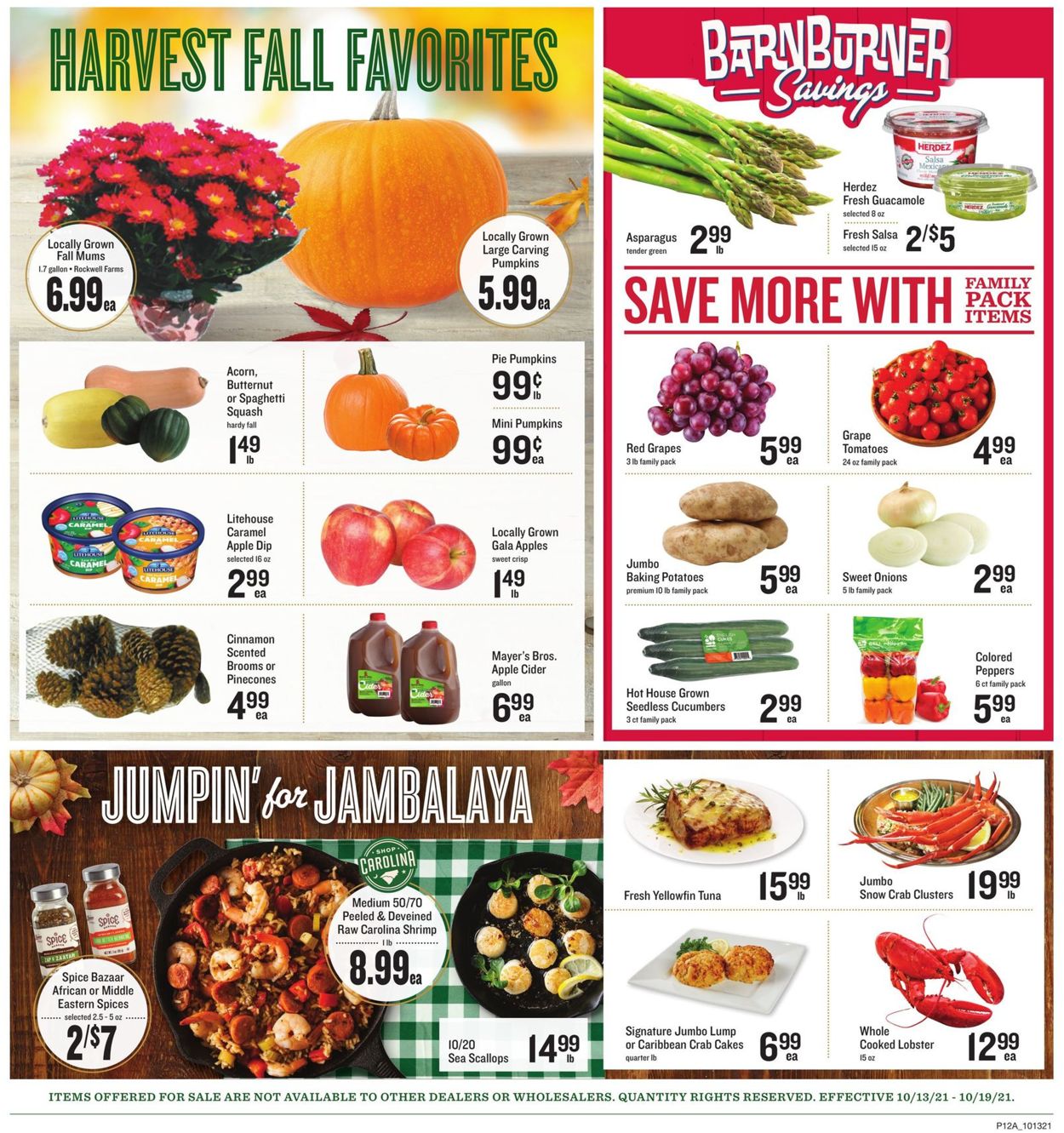 Lowes Foods Weekly Ad Circular - valid 10/13-10/19/2021 (Page 17)