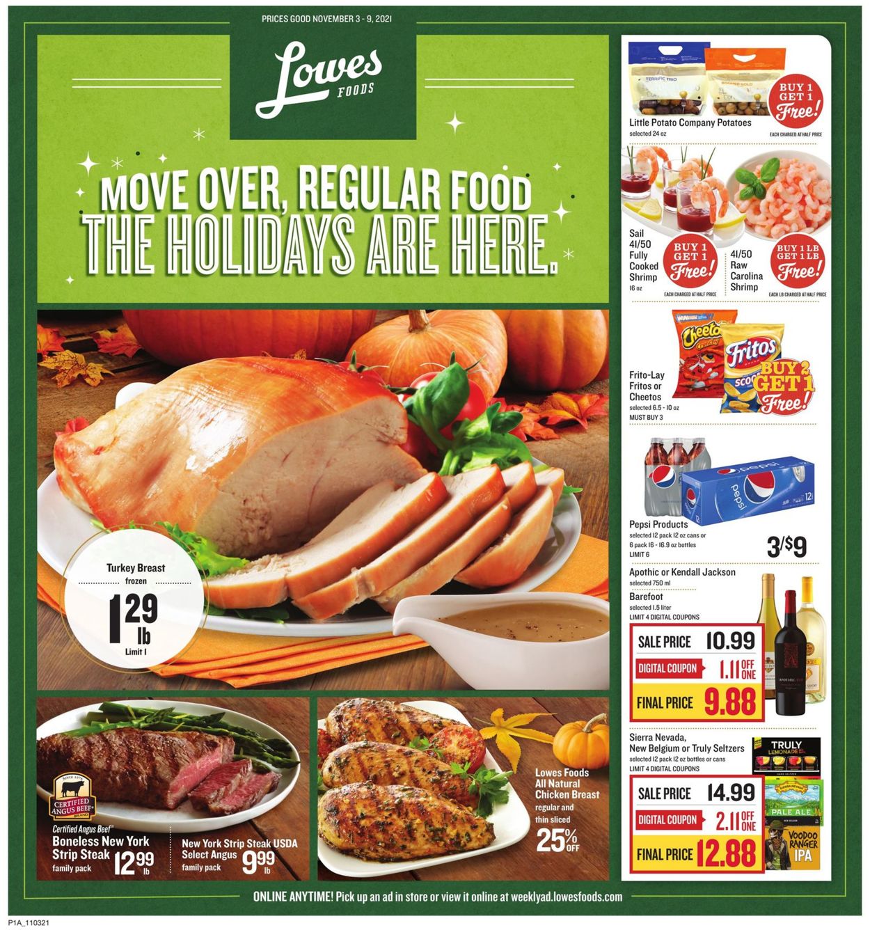 Lowes Foods Weekly Ad Circular - valid 11/03-11/09/2021