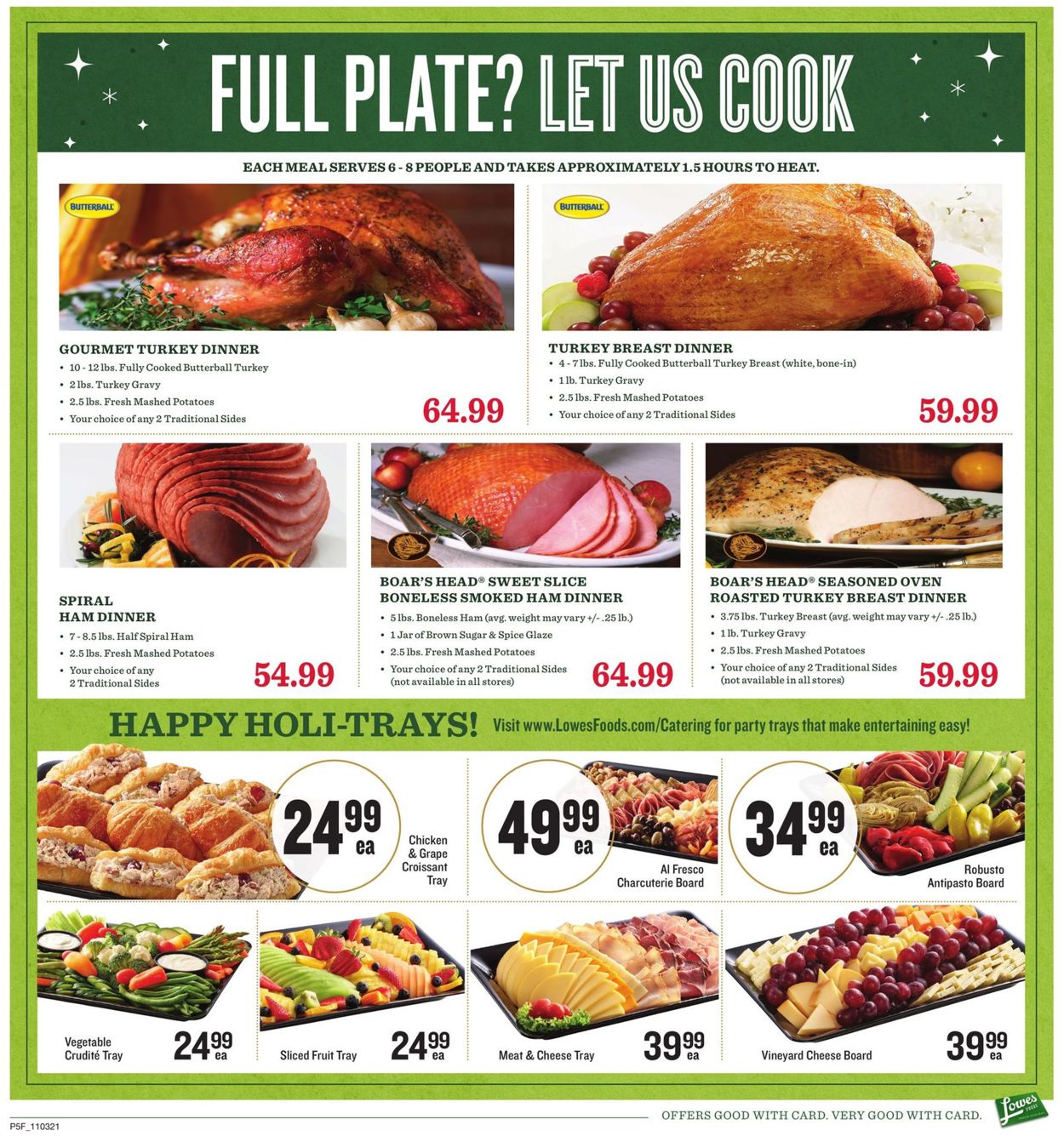 Lowes Foods HOLIDAY 2021 Weekly Ad Circular - valid 11/03-11/30/2021 (Page 5)