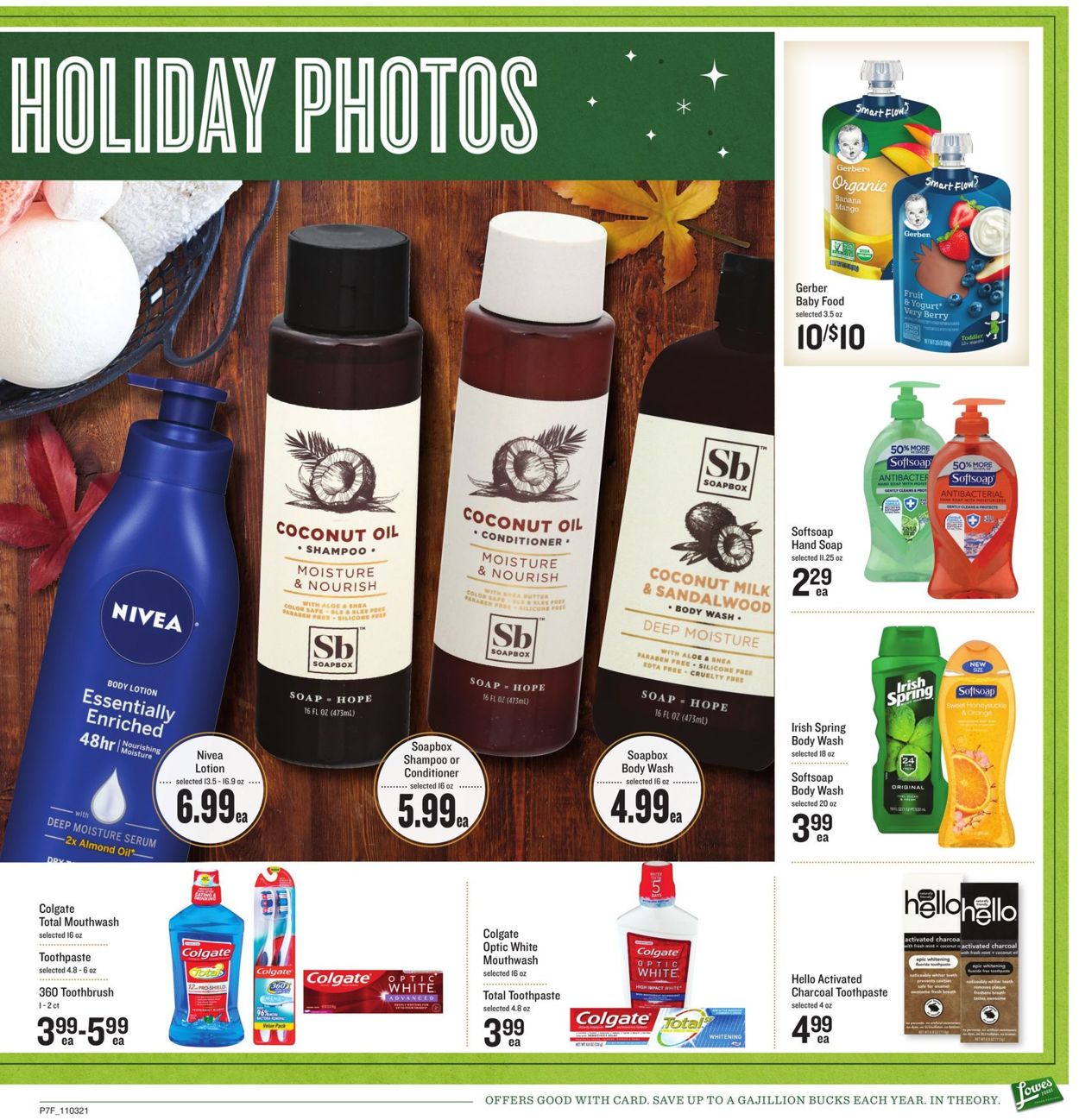 Lowes Foods HOLIDAY 2021 Weekly Ad Circular - valid 11/03-11/30/2021 (Page 7)