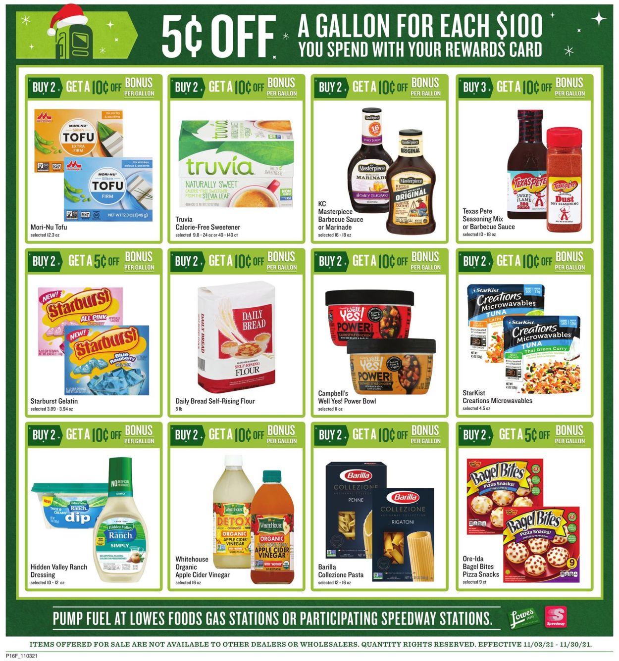 Lowes Foods HOLIDAY 2021 Weekly Ad Circular - valid 11/03-11/30/2021 (Page 16)