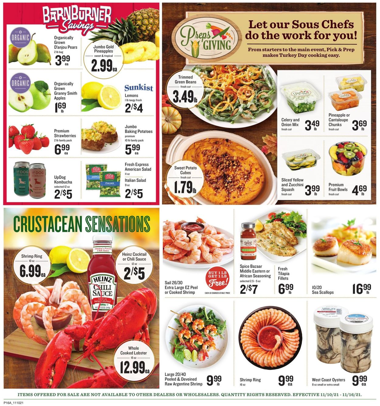 Lowes Foods Weekly Ad Circular - valid 11/10-11/16/2021 (Page 22)
