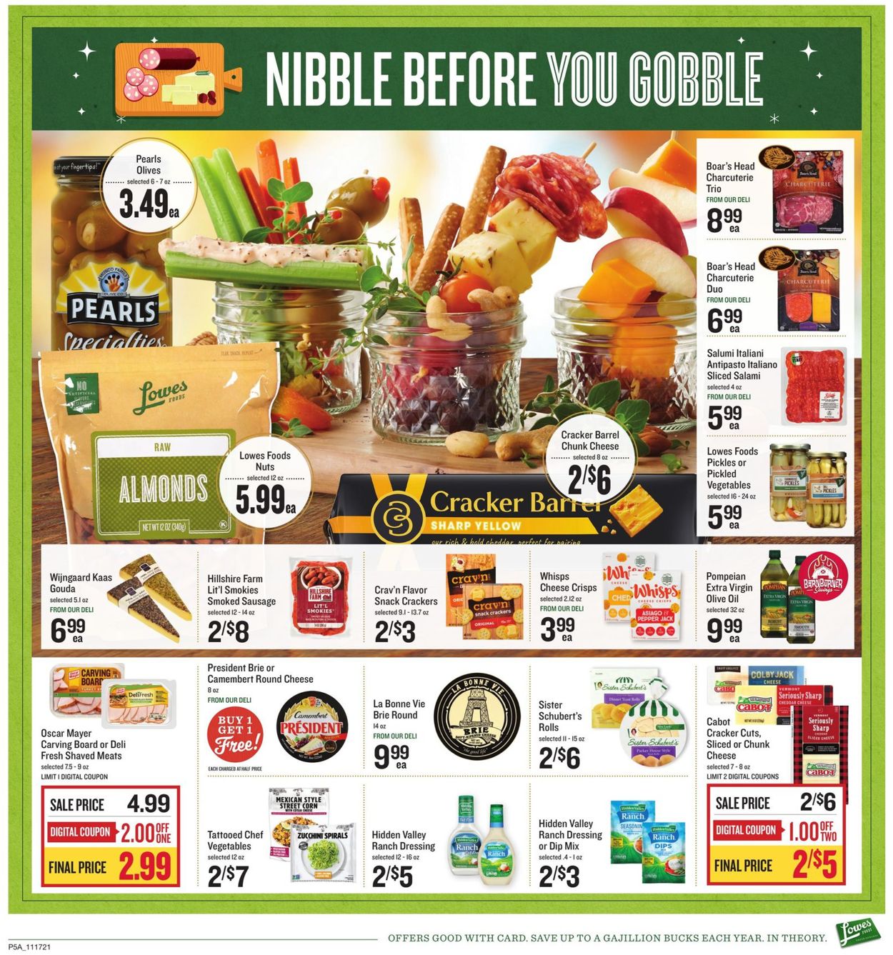 Lowes Foods THANKSGIVING 2021 Weekly Ad Circular - valid 11/17-11/25/2021 (Page 7)