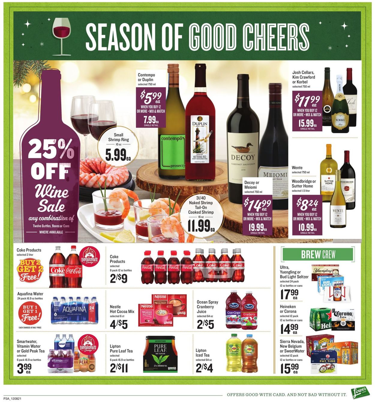 Lowes Foods - HOLIDAY 2021 Weekly Ad Circular - valid 12/08-12/14/2021 (Page 4)