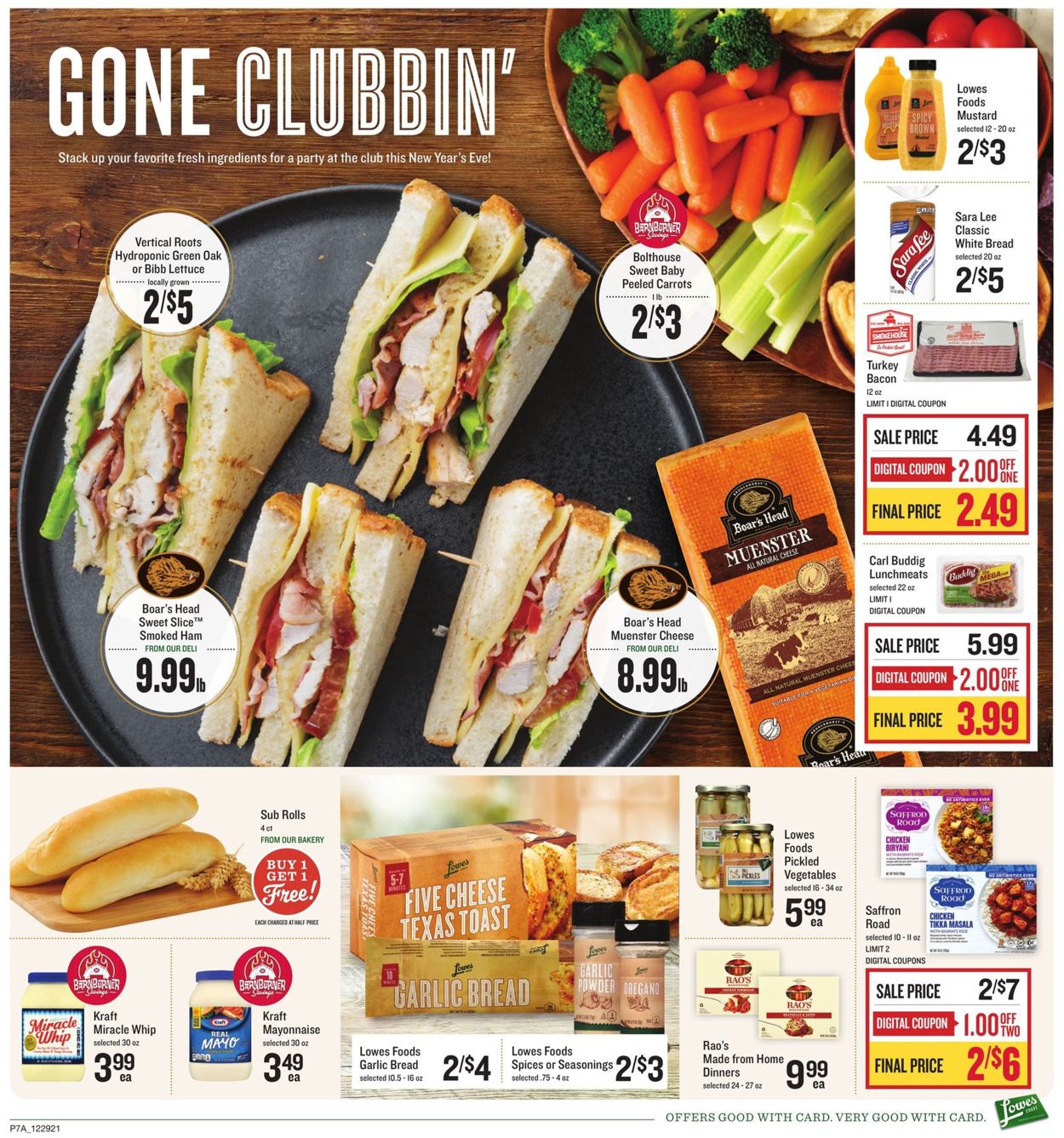 Lowes Foods Weekly Ad Circular - valid 12/29-01/04/2022 (Page 7)