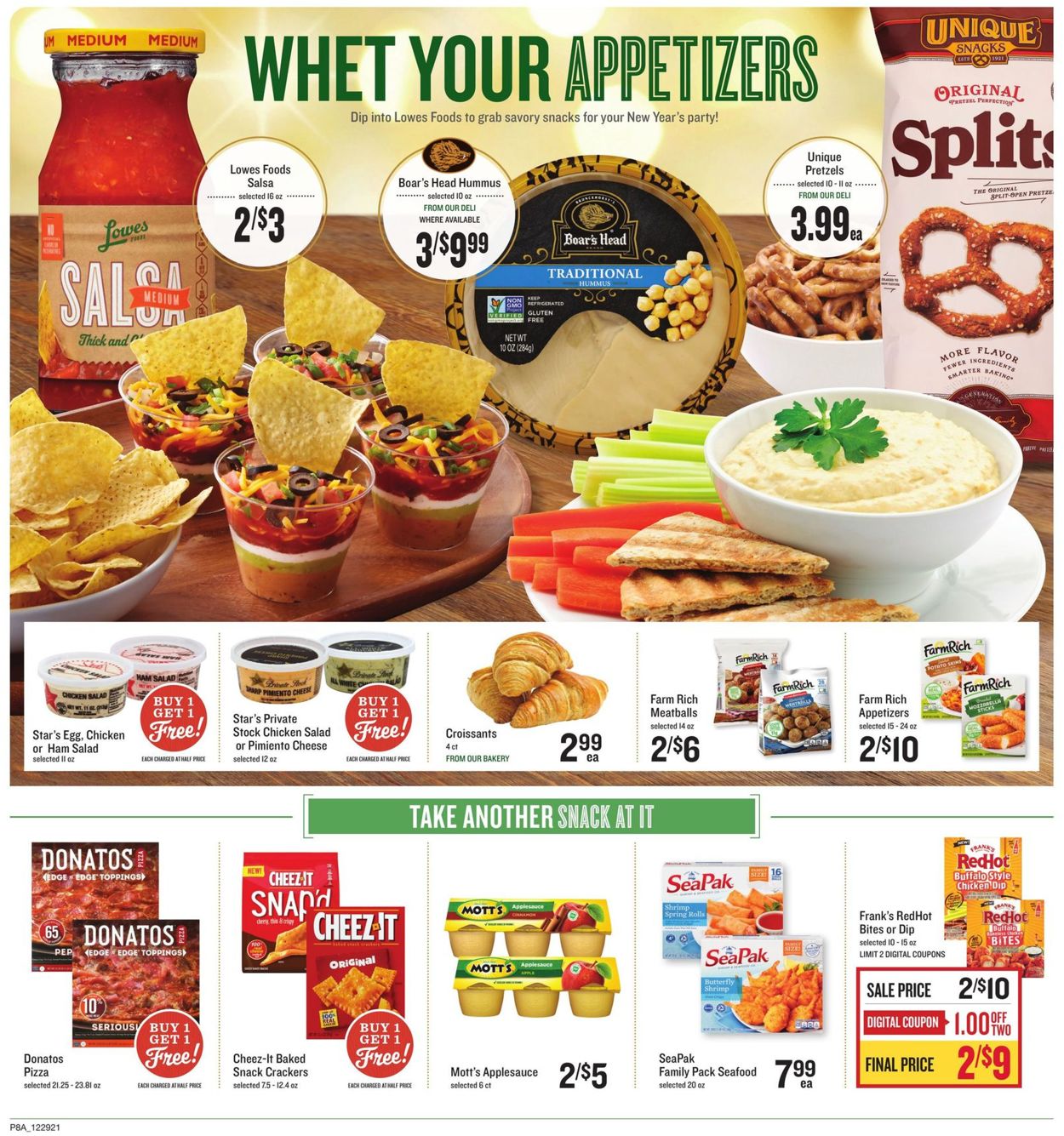 Lowes Foods Weekly Ad Circular - valid 12/29-01/04/2022 (Page 8)