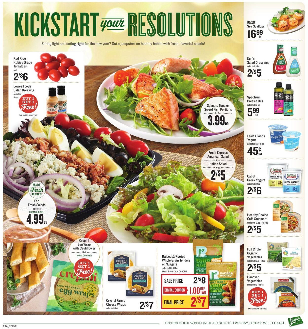 Lowes Foods Weekly Ad Circular - valid 12/29-01/04/2022 (Page 9)